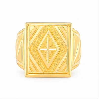 The GGR050311169 Gold Gents Ring