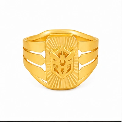 The GGR020220371 Gold Gents Ring