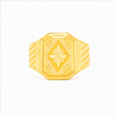 The GGR050311190 Gold Gents Ring