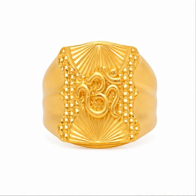 The GGR020220348 Gold Gents Ring