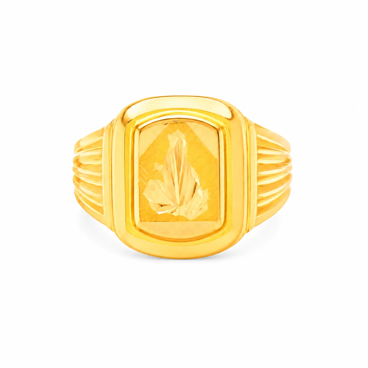 The GGR050311177 Gold Gents Ring