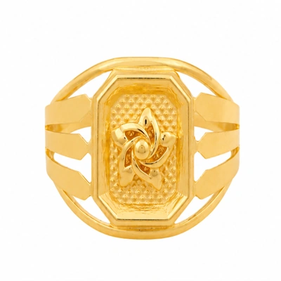 The GGR020220395 Gold Gents Ring