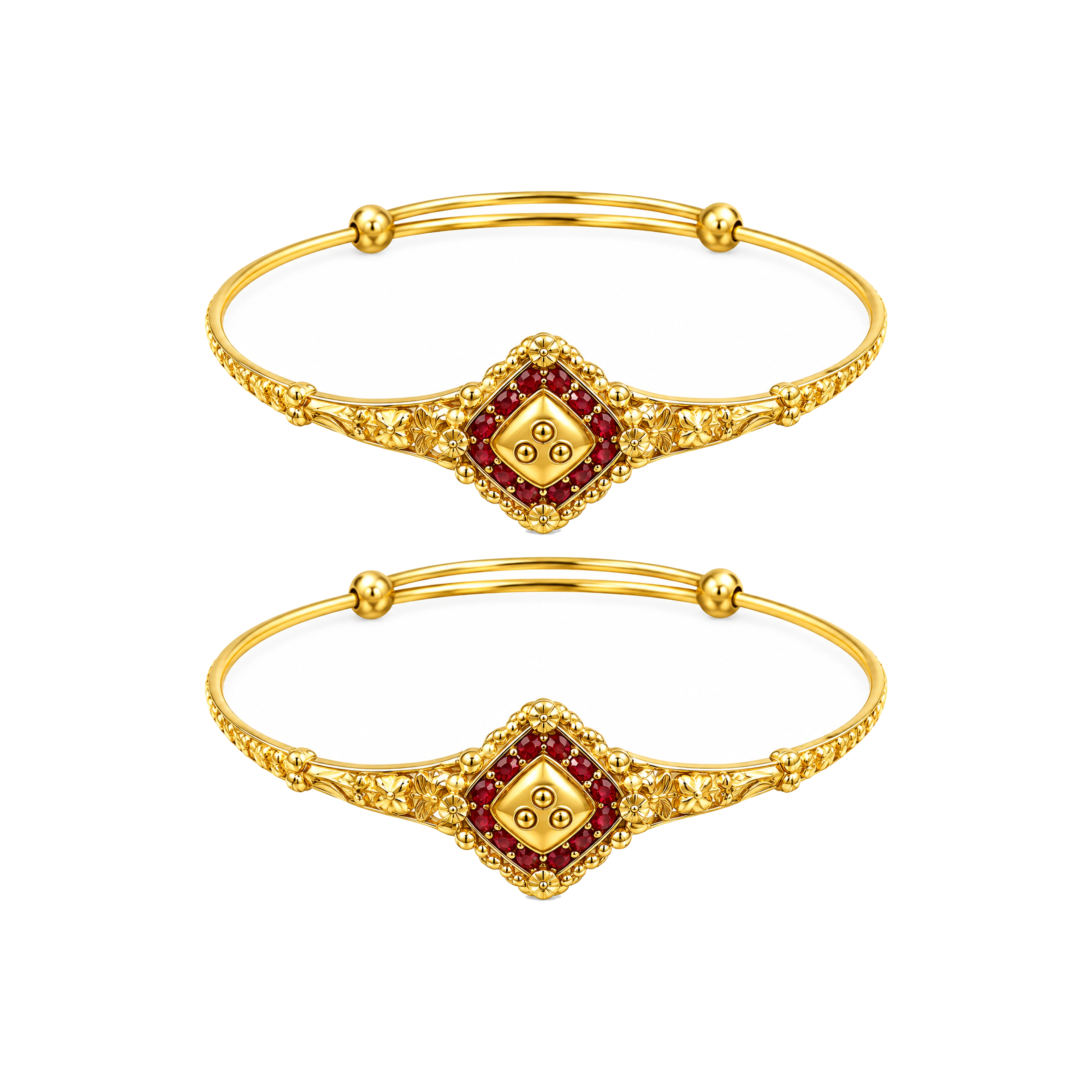 The GBG05720406 Gold Bangle