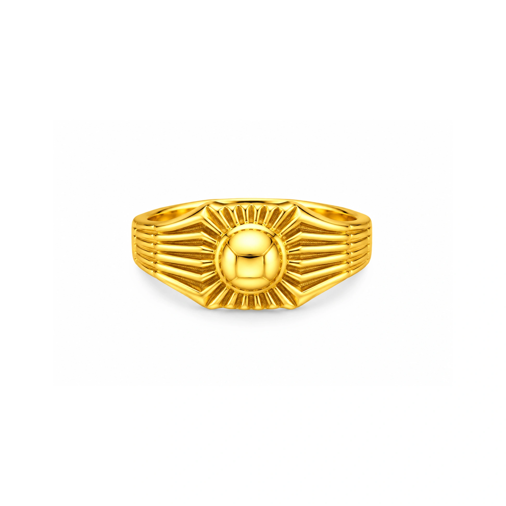 The GGR004211972 Gold Gents Ring