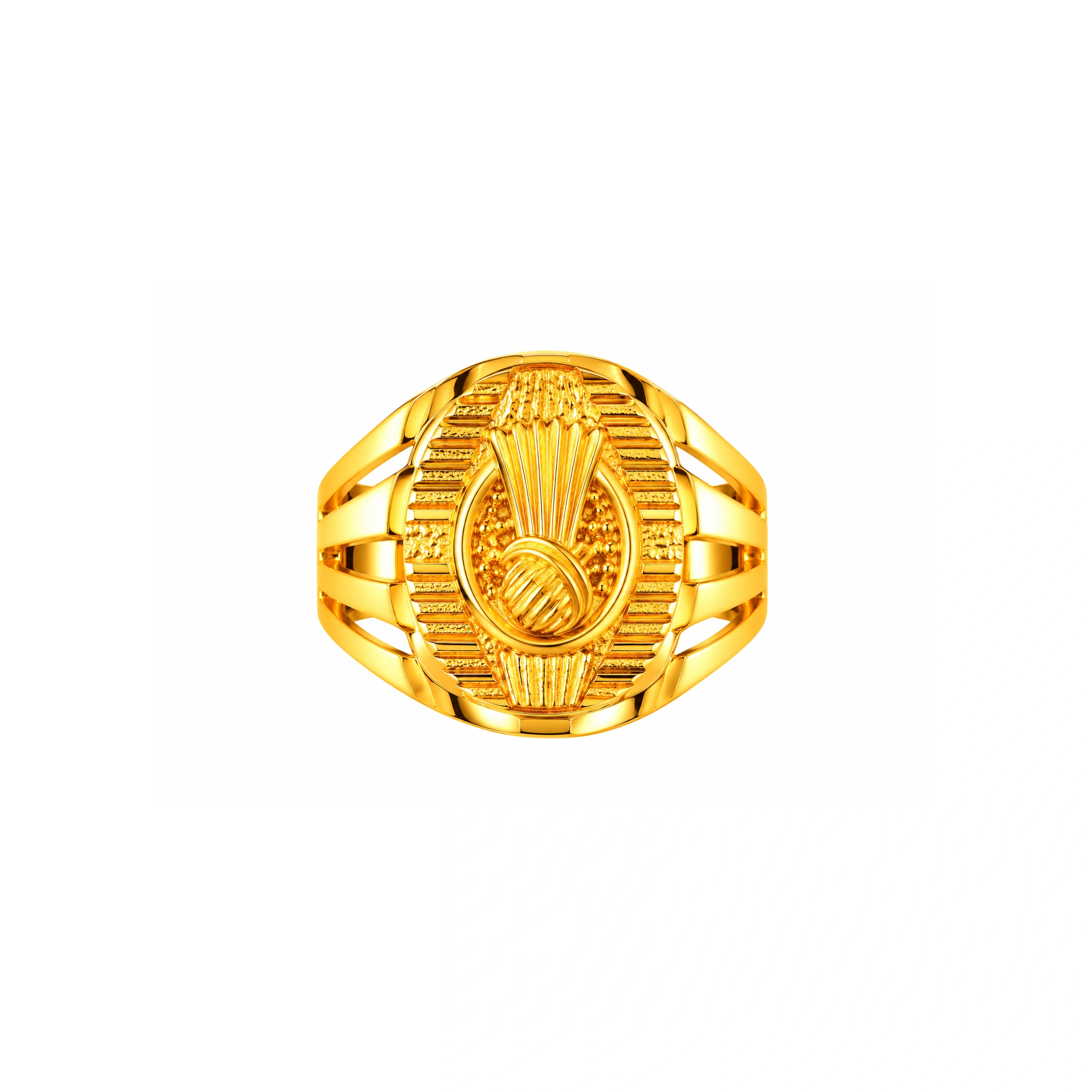 The GGR020212594 Gold Gents Ring