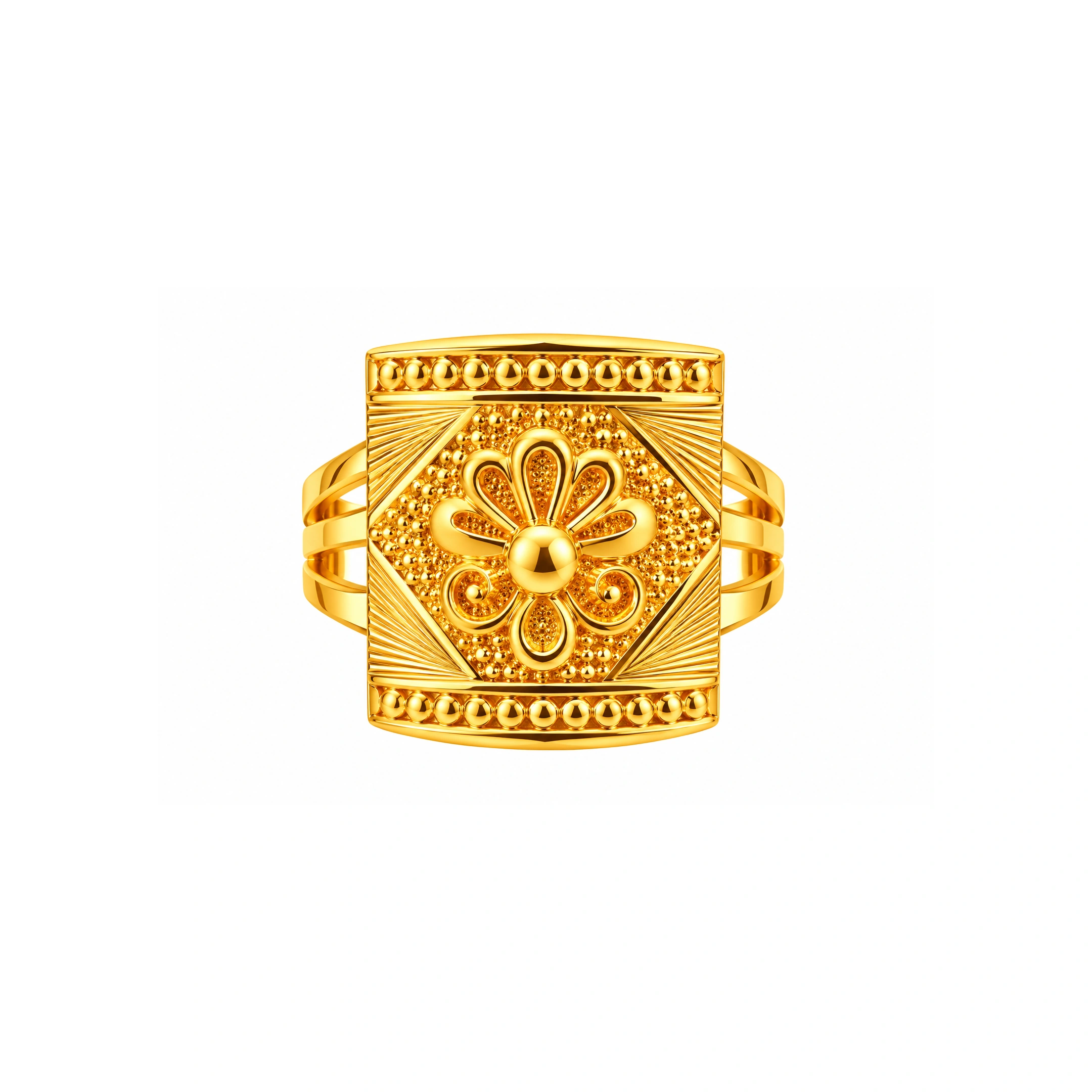 The GGR020212749 Gold Gents Ring