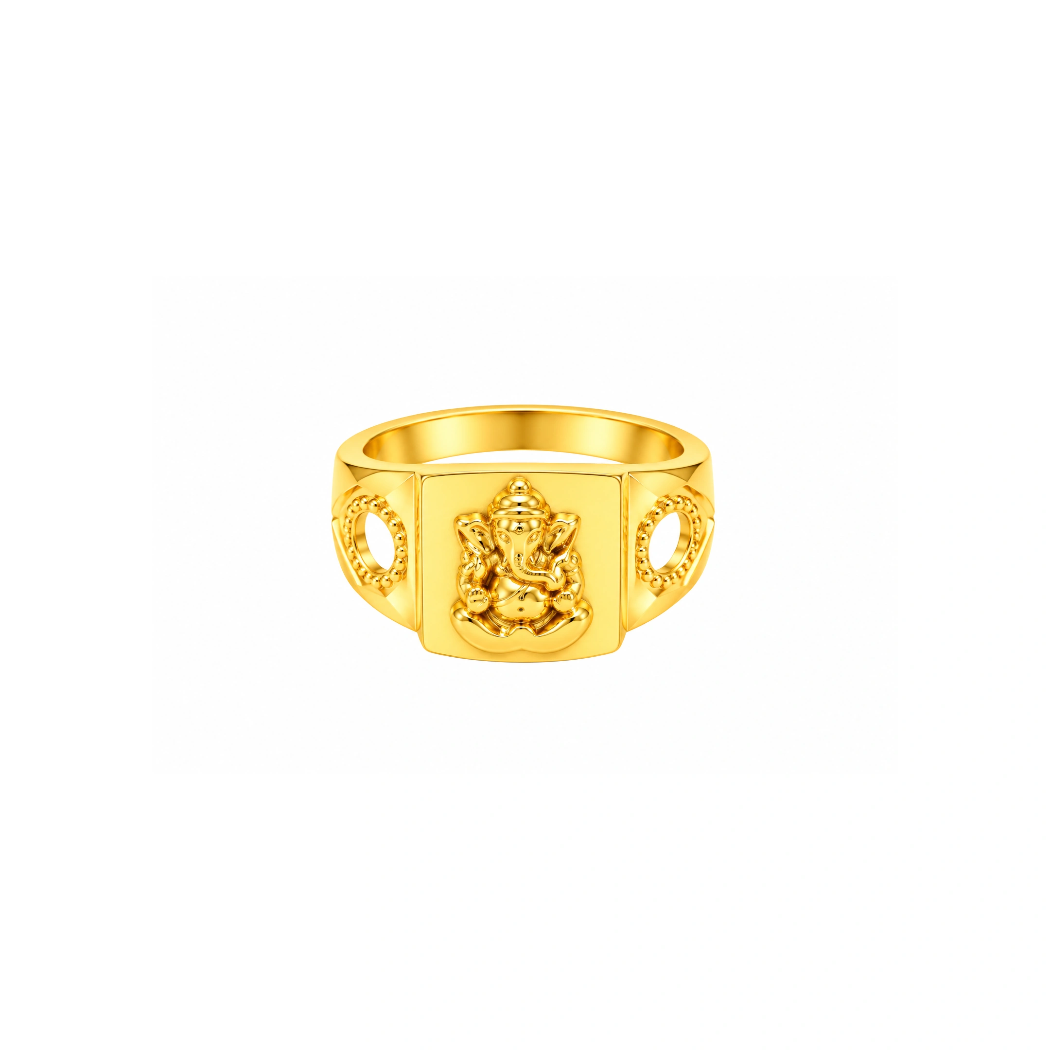 The GGR020219635 Gold Gents Ring