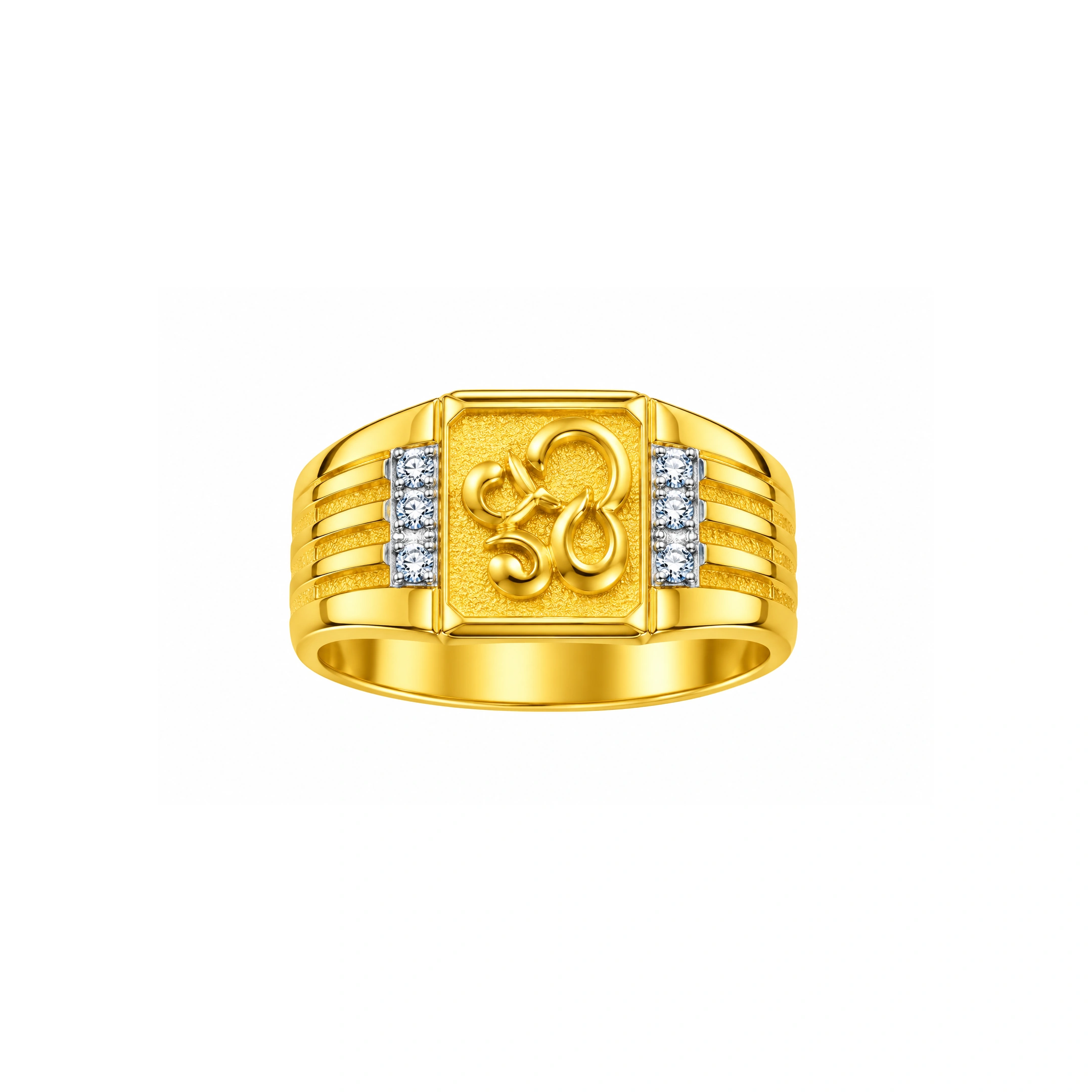 The GGR020219654 Gold Gents Ring