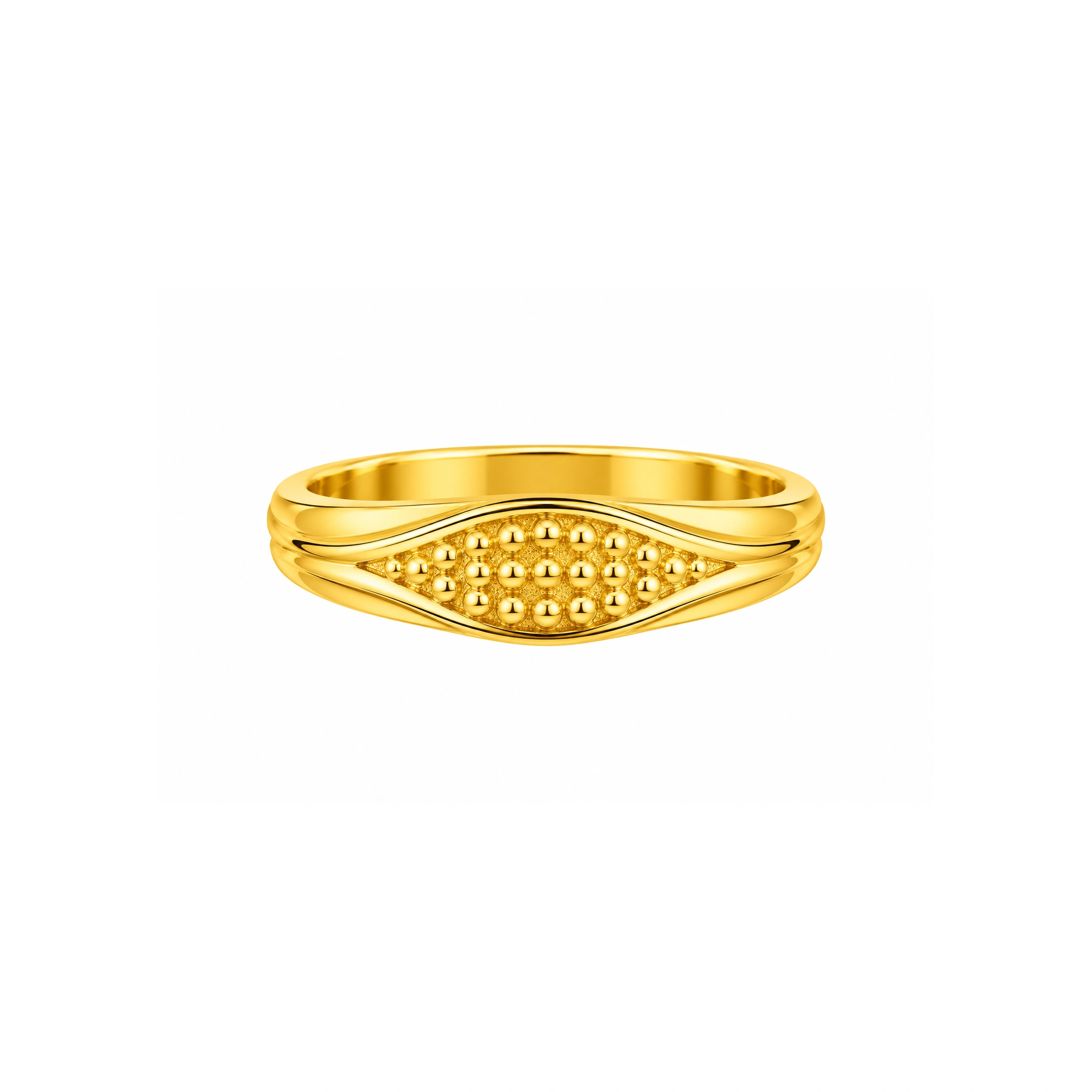 The GGR020219675 Gold Gents Ring
