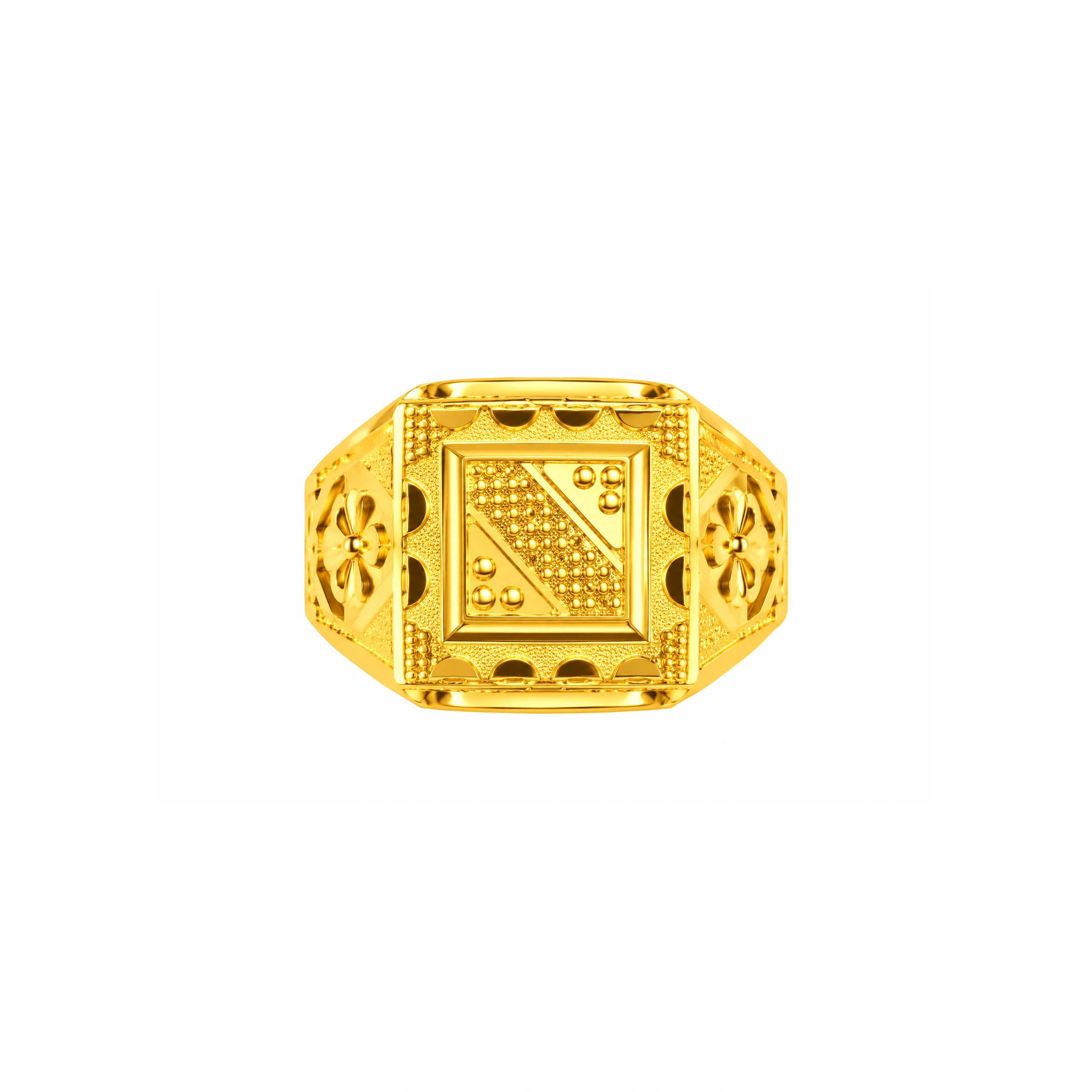 The GGR021512968 Gold Gents Ring