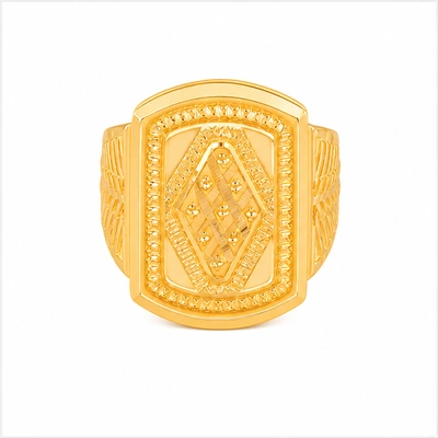 The GGR050310414 Gold Gents Ring