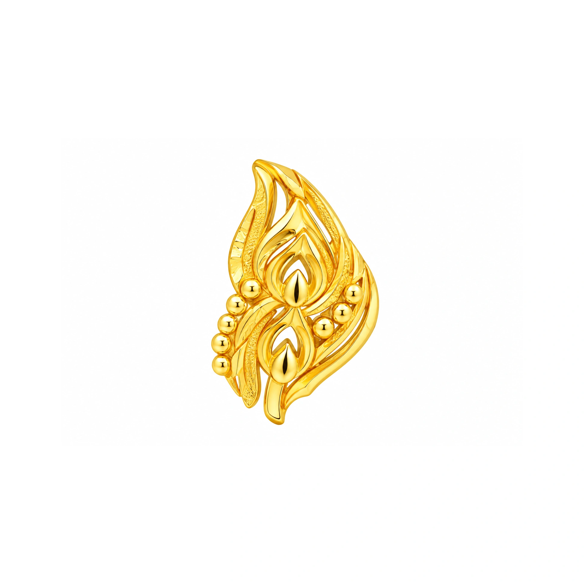 The GLR001710015 Gold Ladies Ring