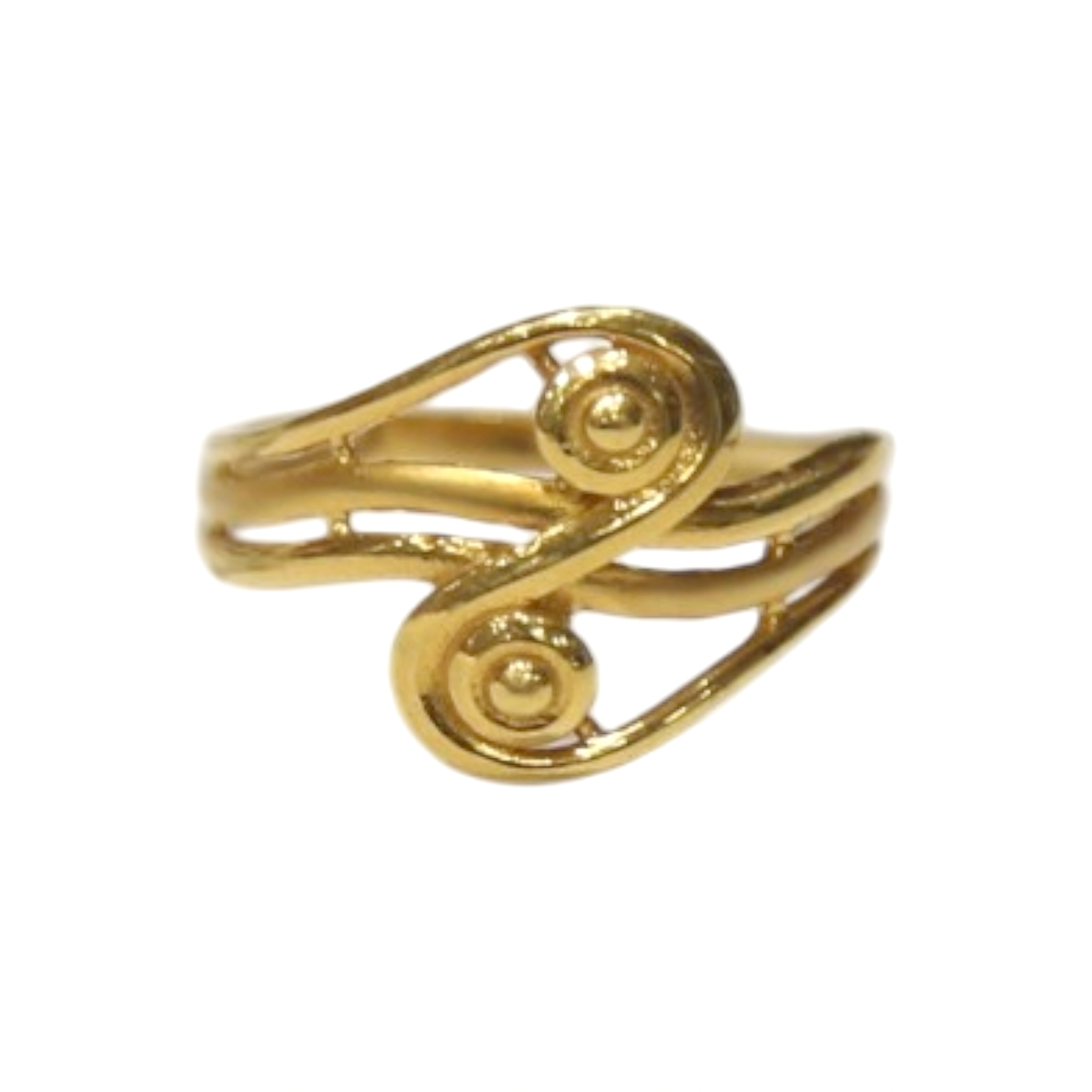 The GLR001710309 Gold Ladies Ring