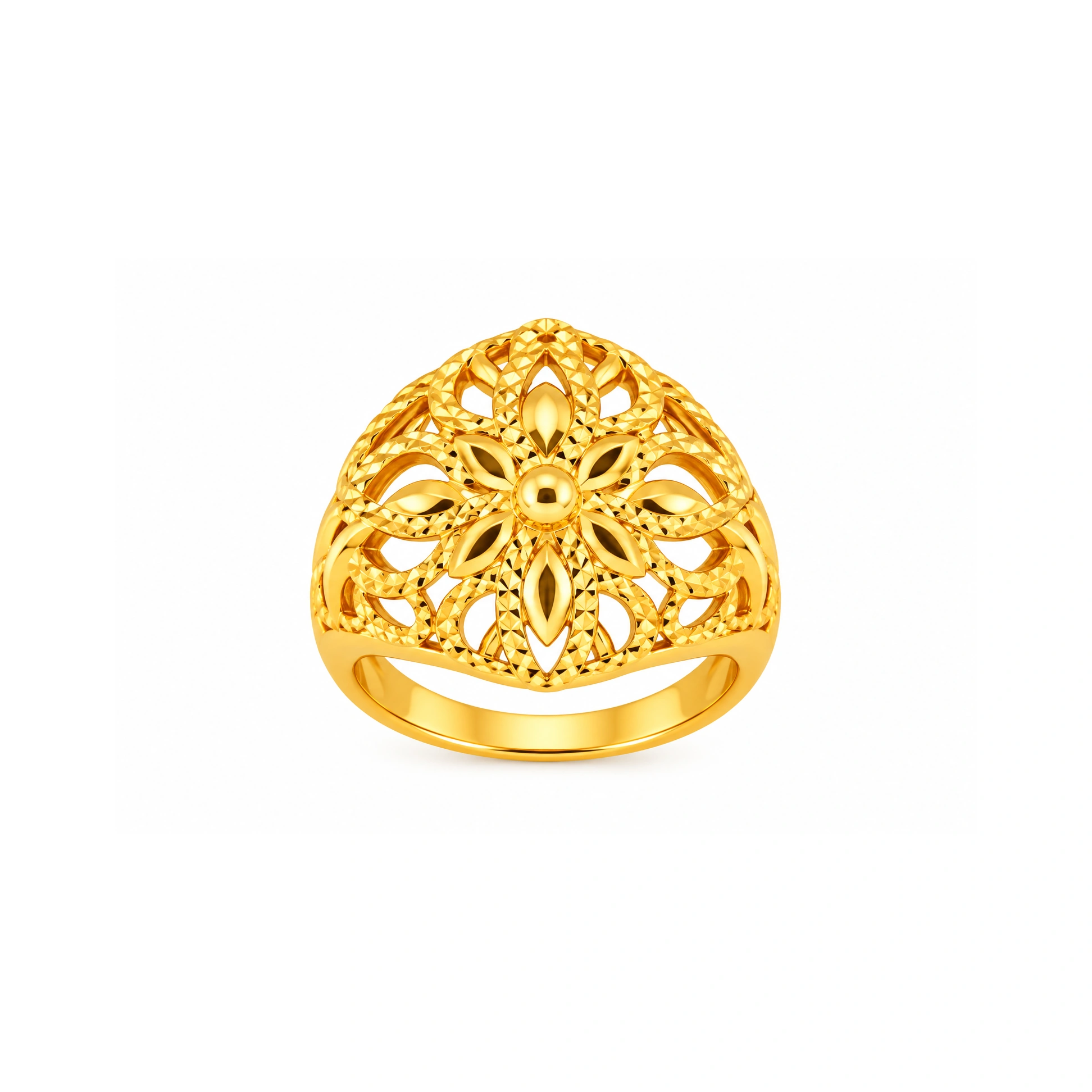 The GLR001710548 Gold Ladies Ring
