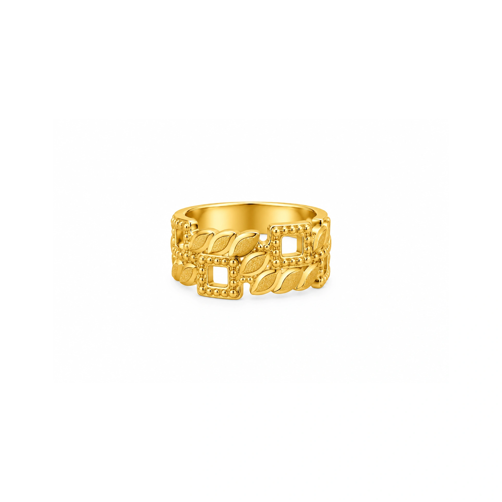 The GLR002511122 Gold Ladies Ring
