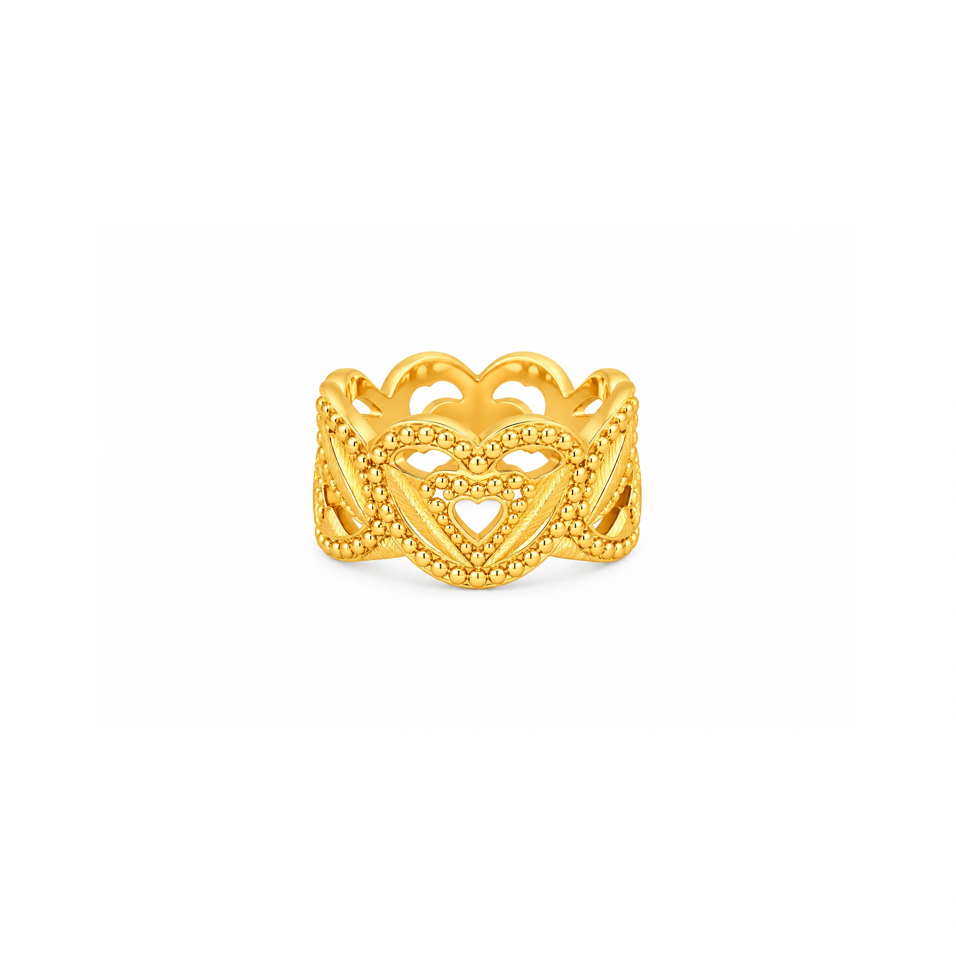 The GLR002511123 Gold Ladies Ring