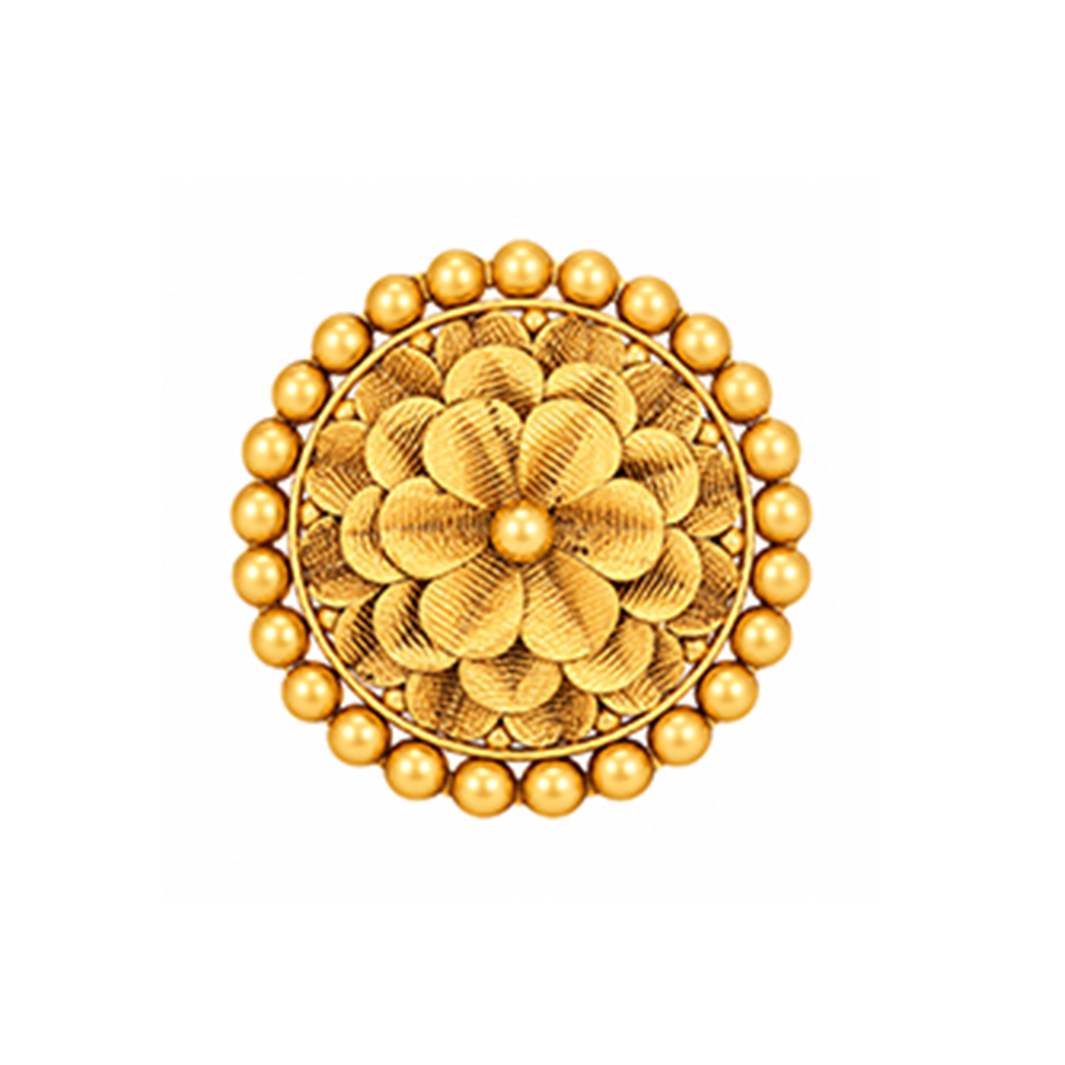 The GLR003110100 Gold Ladies Ring