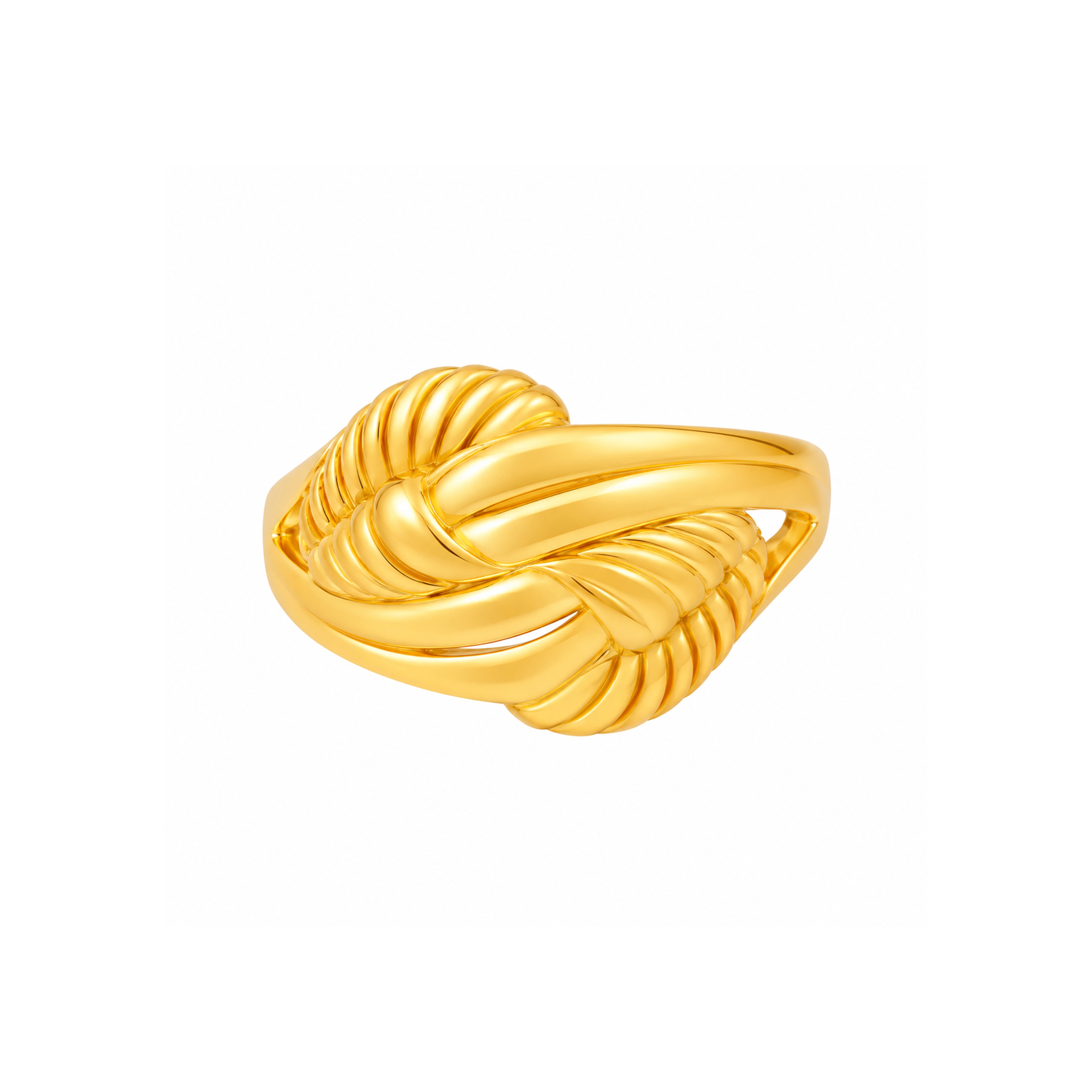 The GLR003210191 Gold Ladies Ring