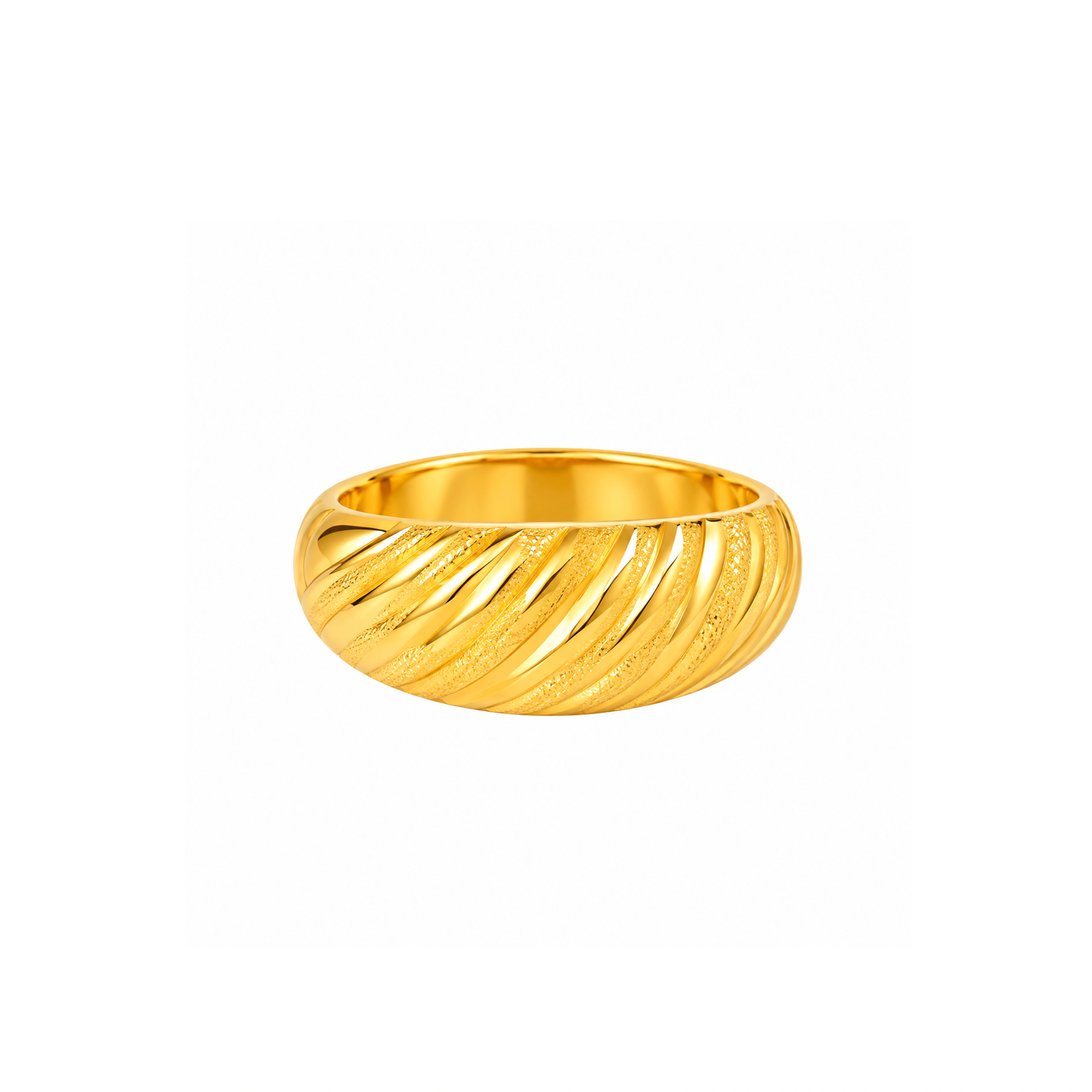 The GLR003210212 Gold Ladies Ring