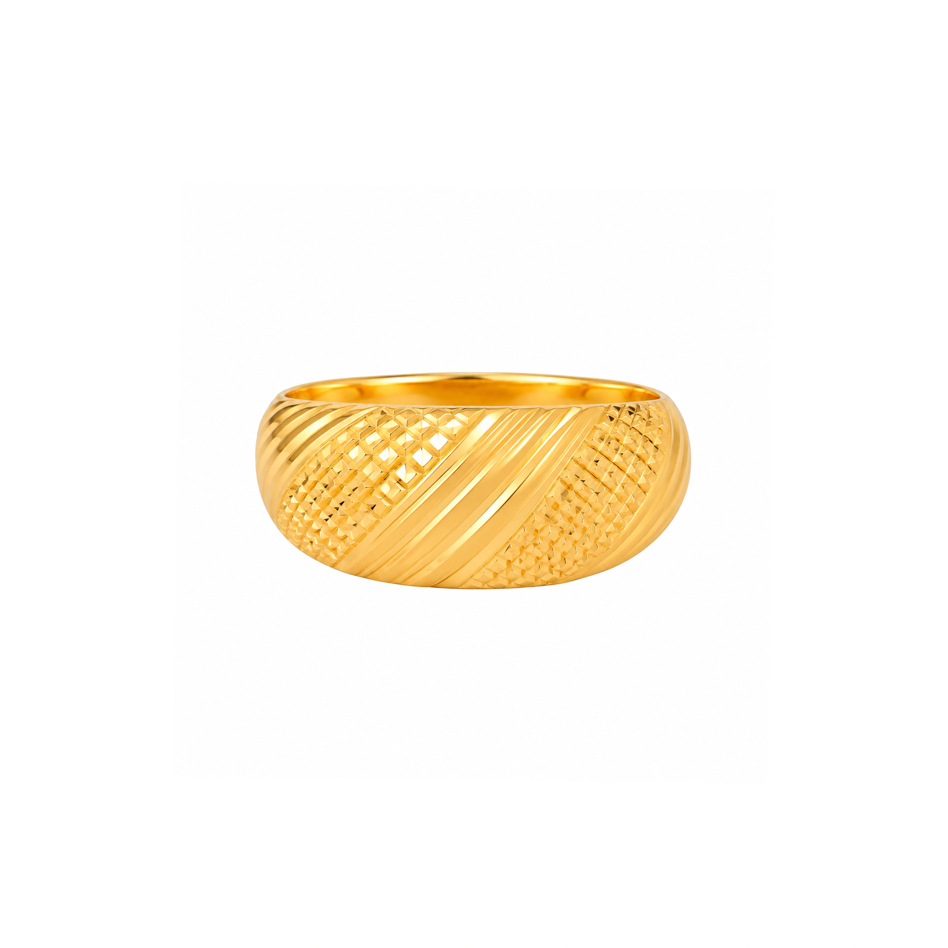 The GLR003210231 Gold Ladies Ring