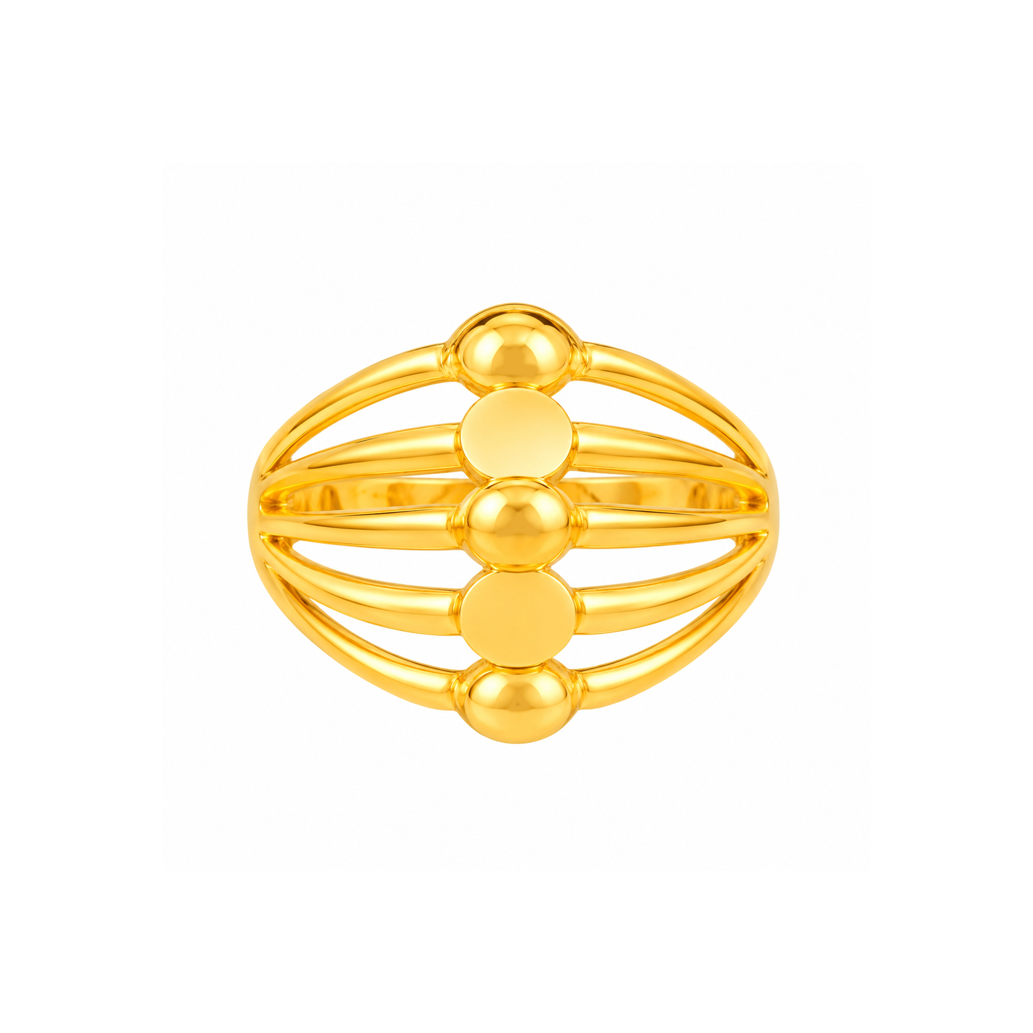 The GLR003210488 Gold Ladies Ring