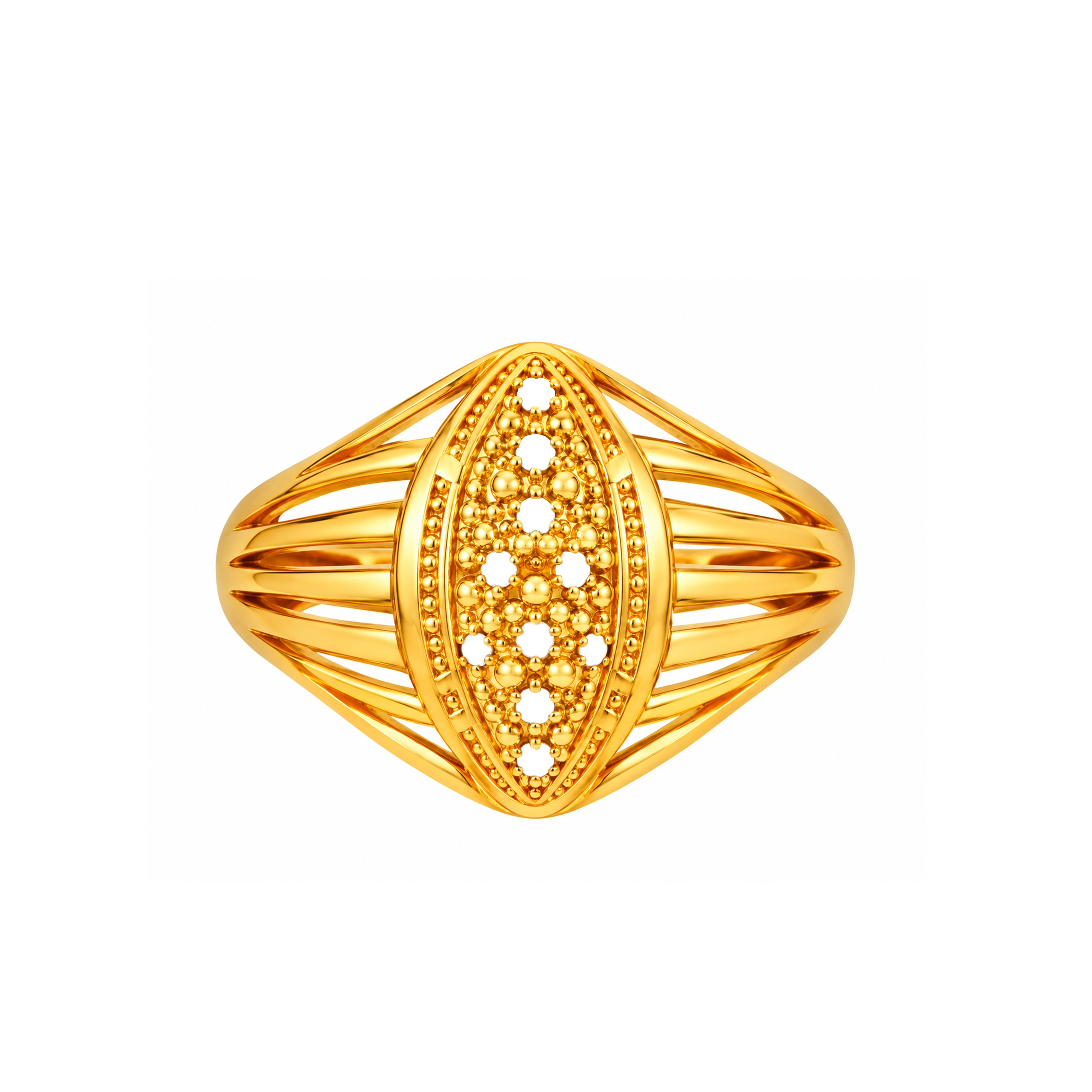 The GLR003210497 Gold Ladies Ring