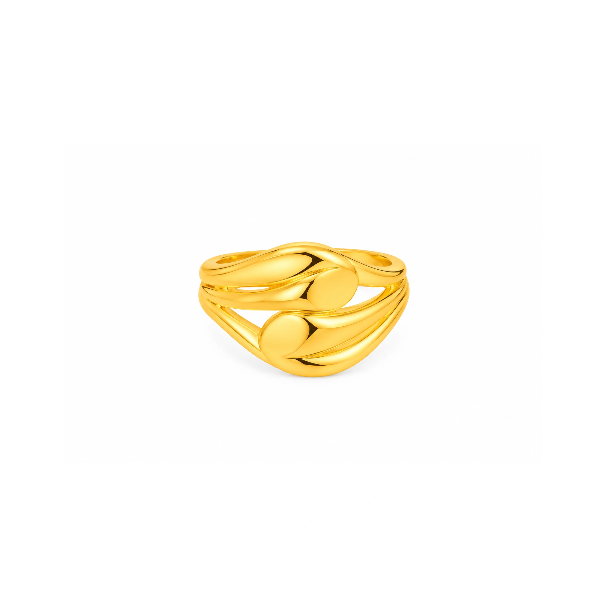 The GLR003210578 Gold Ladies Ring
