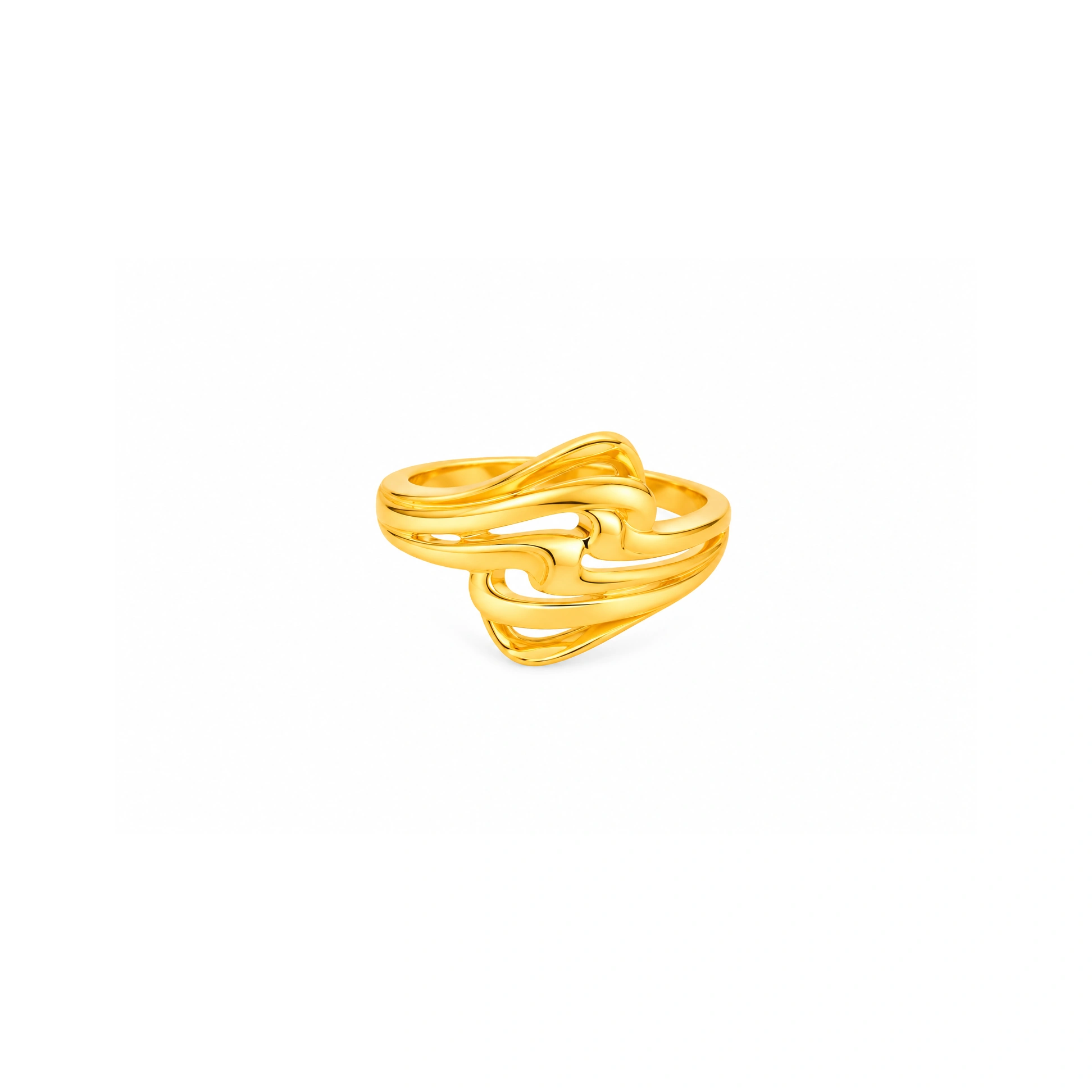 The GLR003210596 Gold Ladies Ring