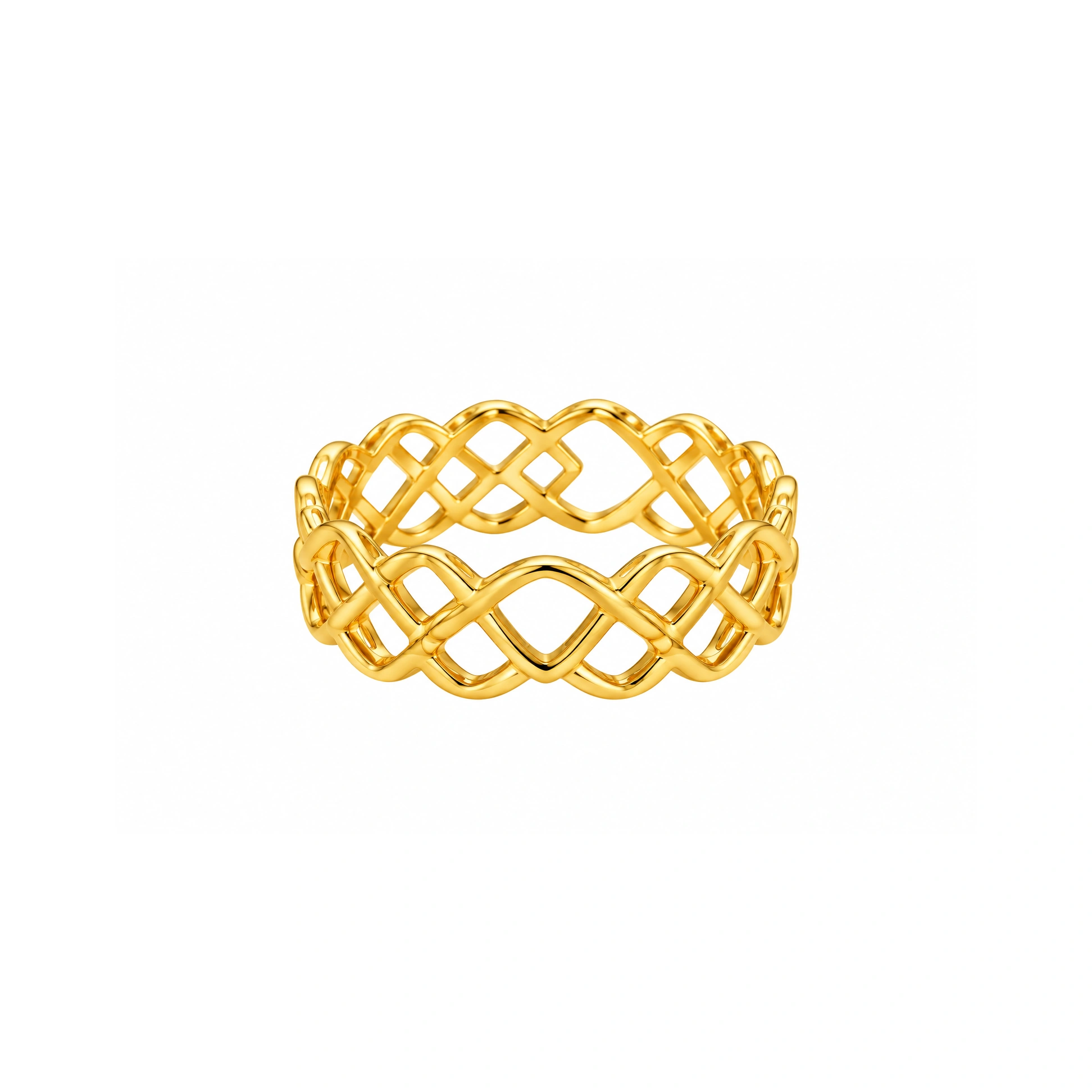 The GLR004212044 Gold Ladies Ring