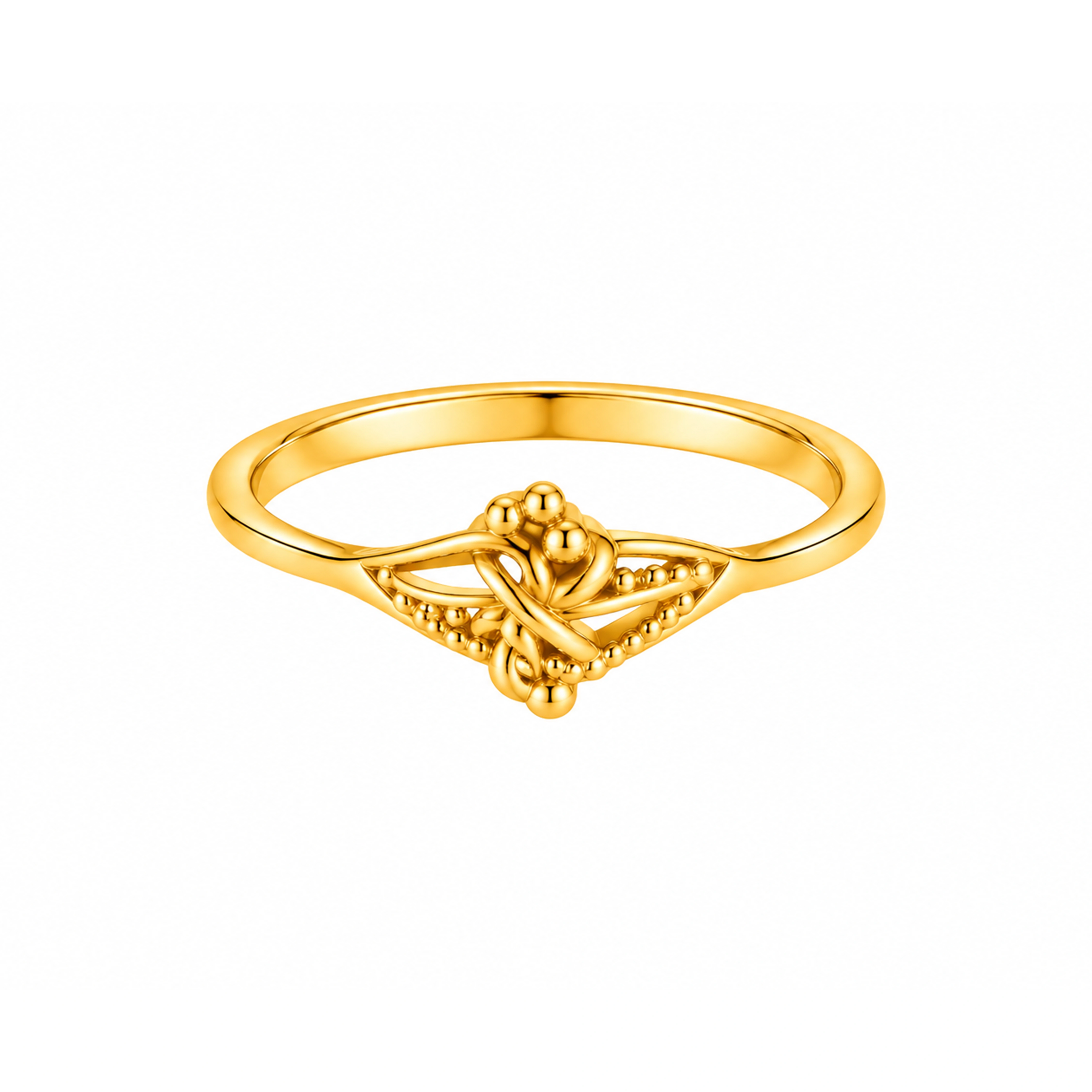 The GLR004212068 Gold Ladies Ring