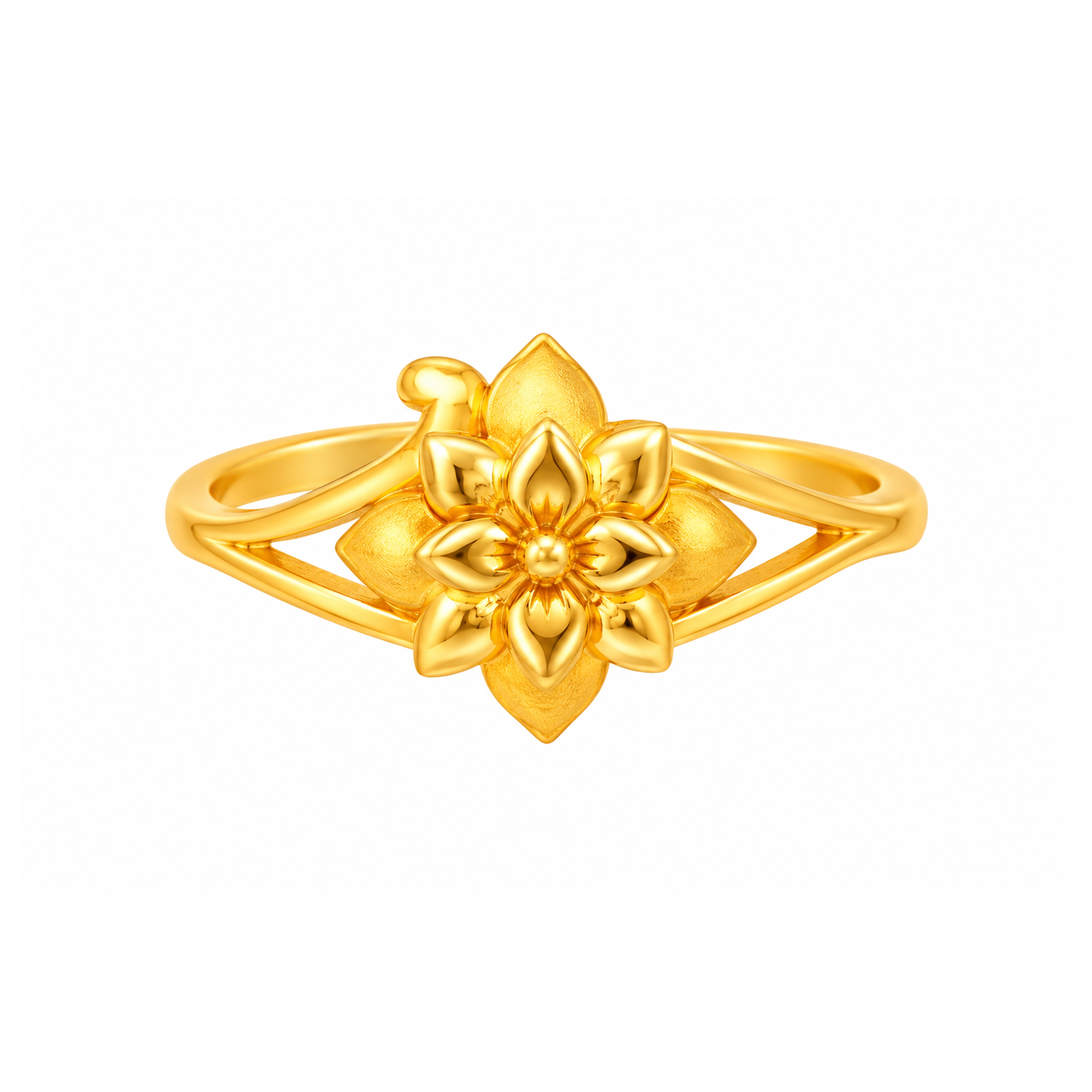 The GLR004212072 Gold Ladies Ring