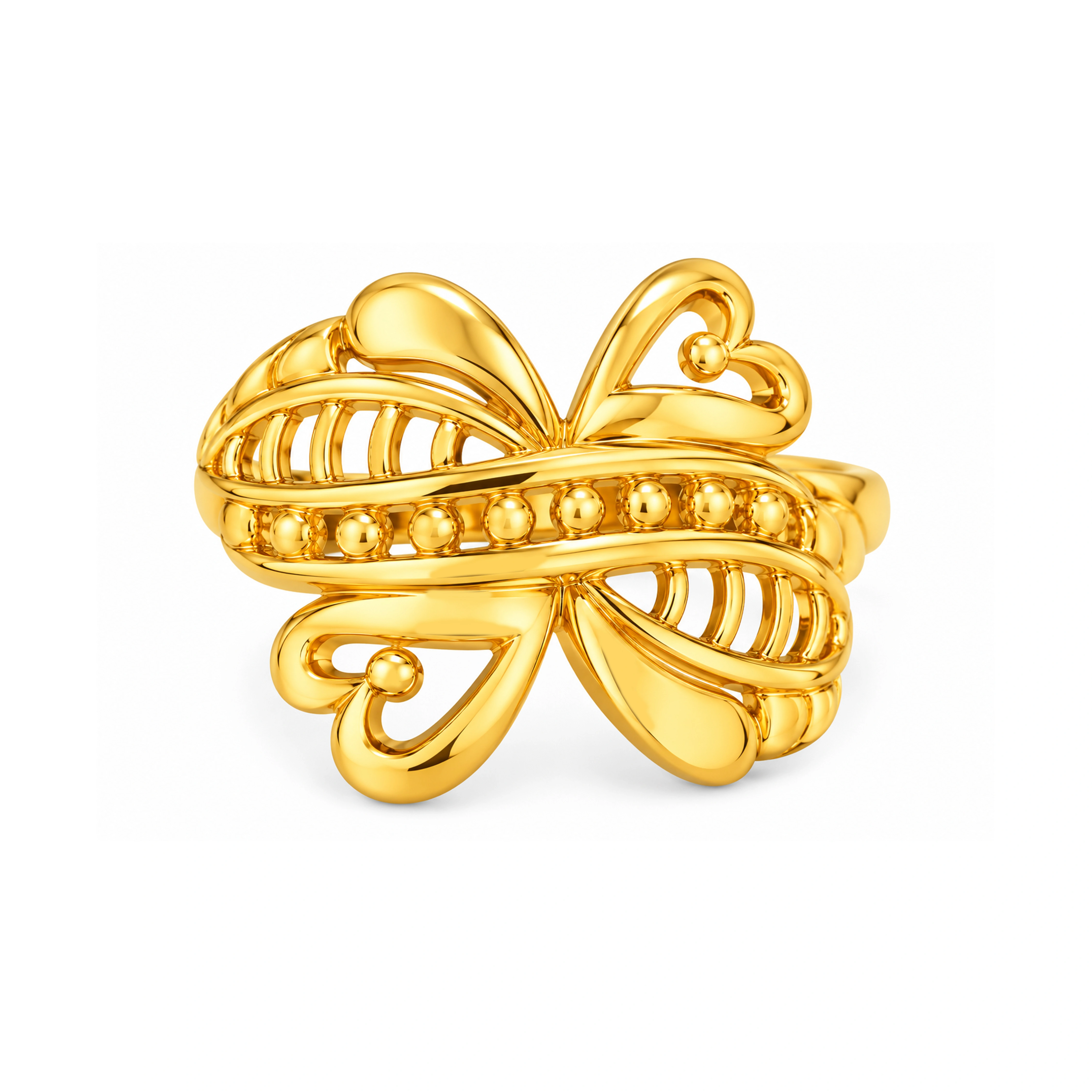 The GLR004212151 Gold Ladies Ring