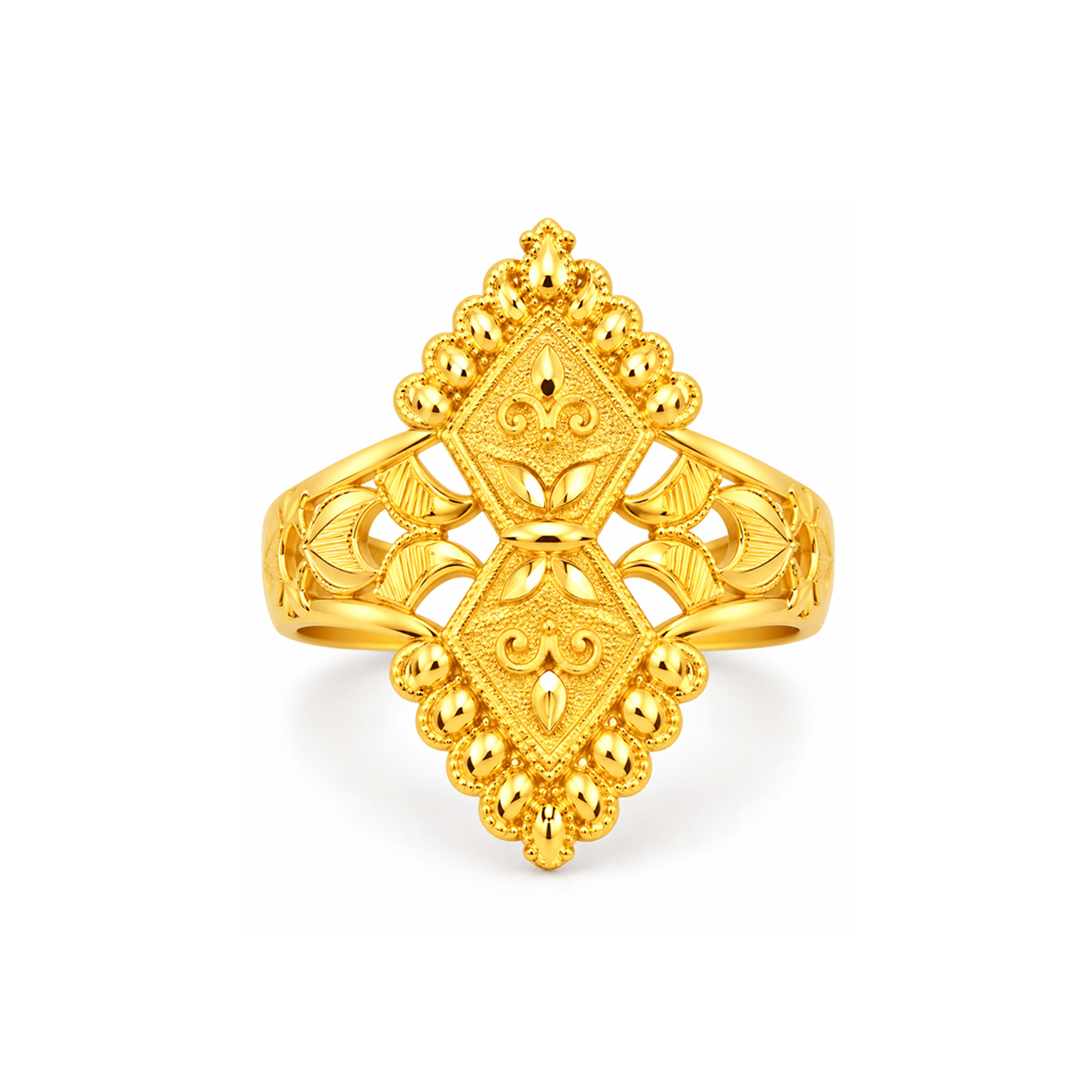 The GLR005610076 Gold Ladies Ring