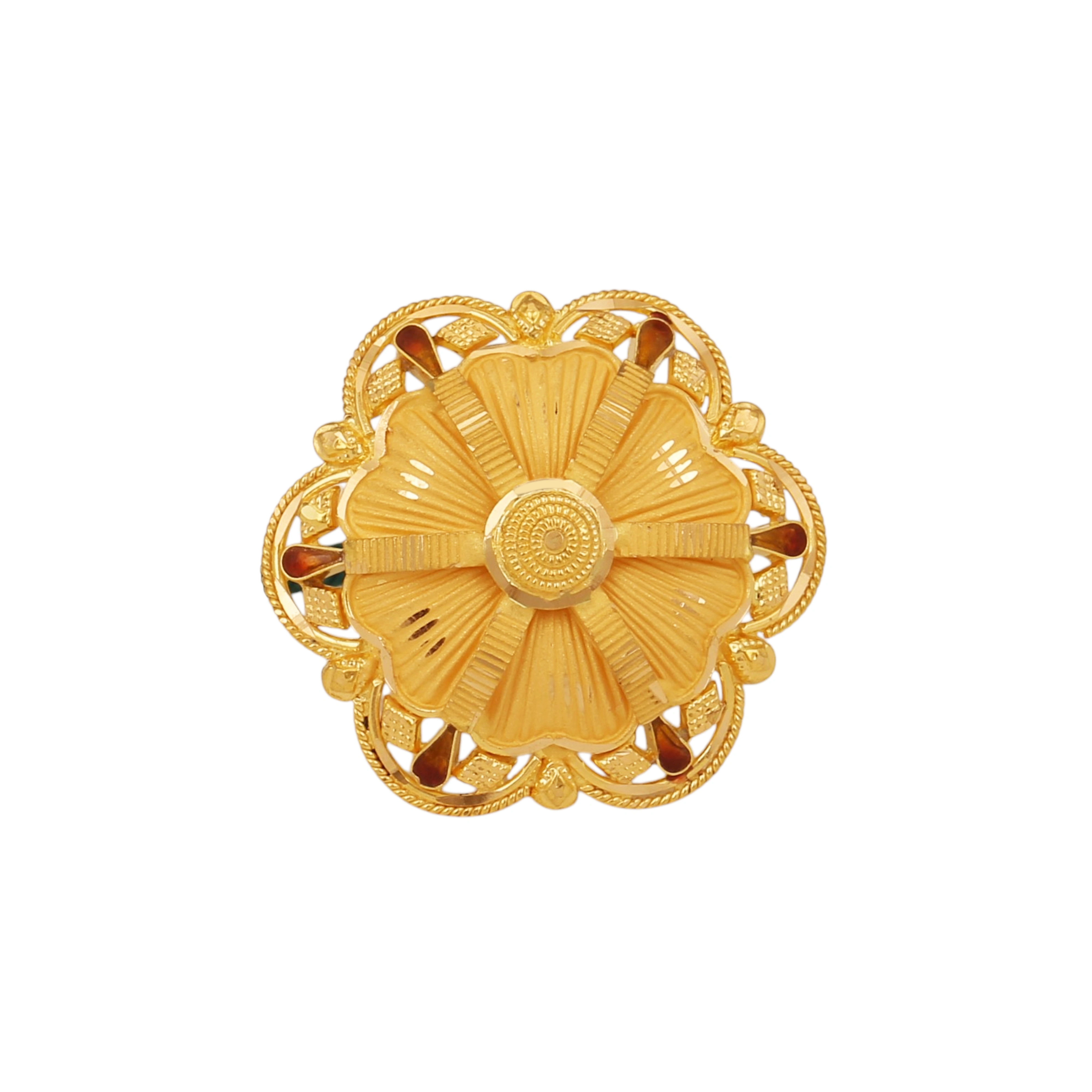 Dynasty Bloom Gold Ladies Ring
