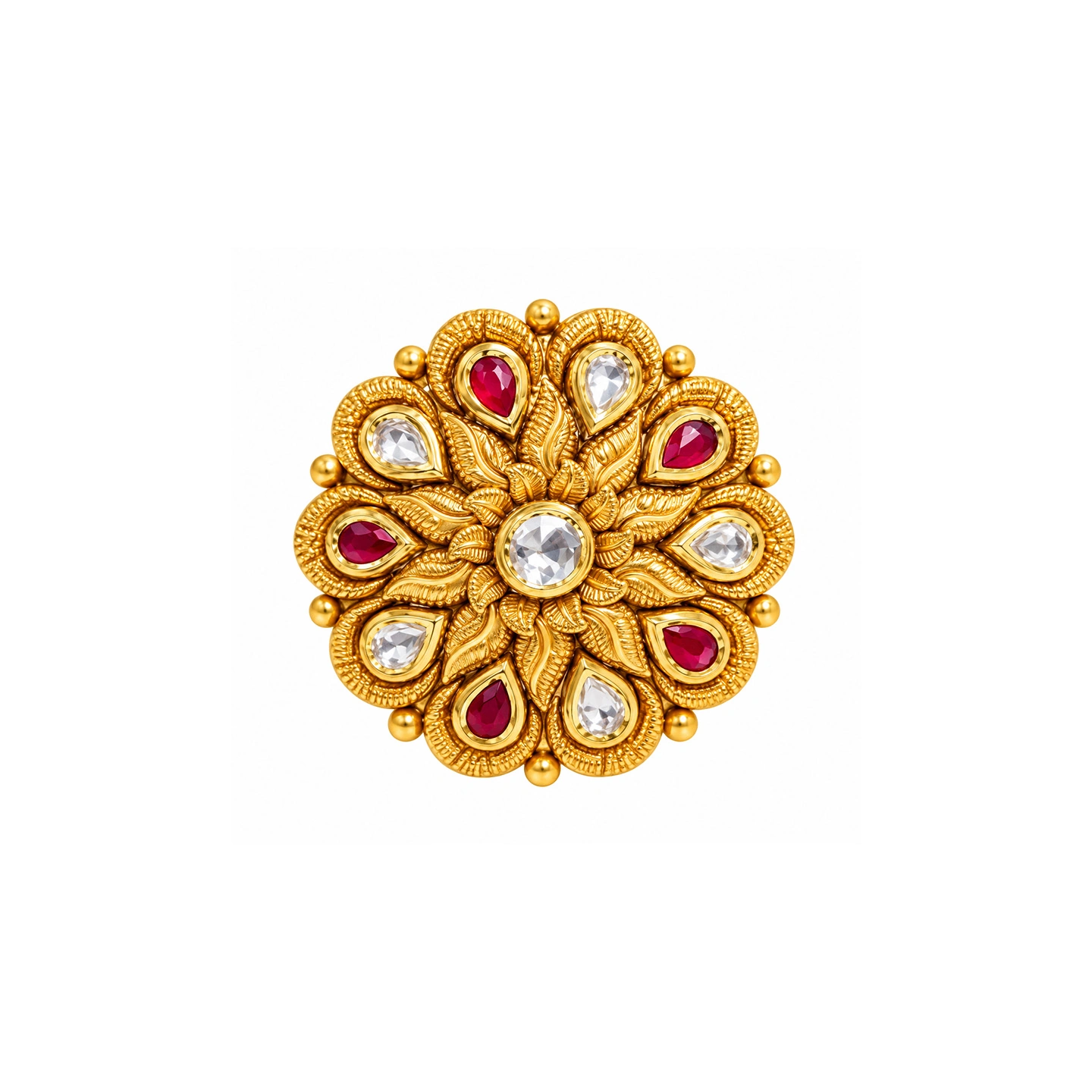 The GLR011010857 Gold Ladies Ring
