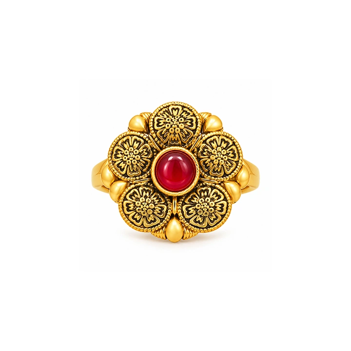 The GLR011010862 Gold Ladies Ring