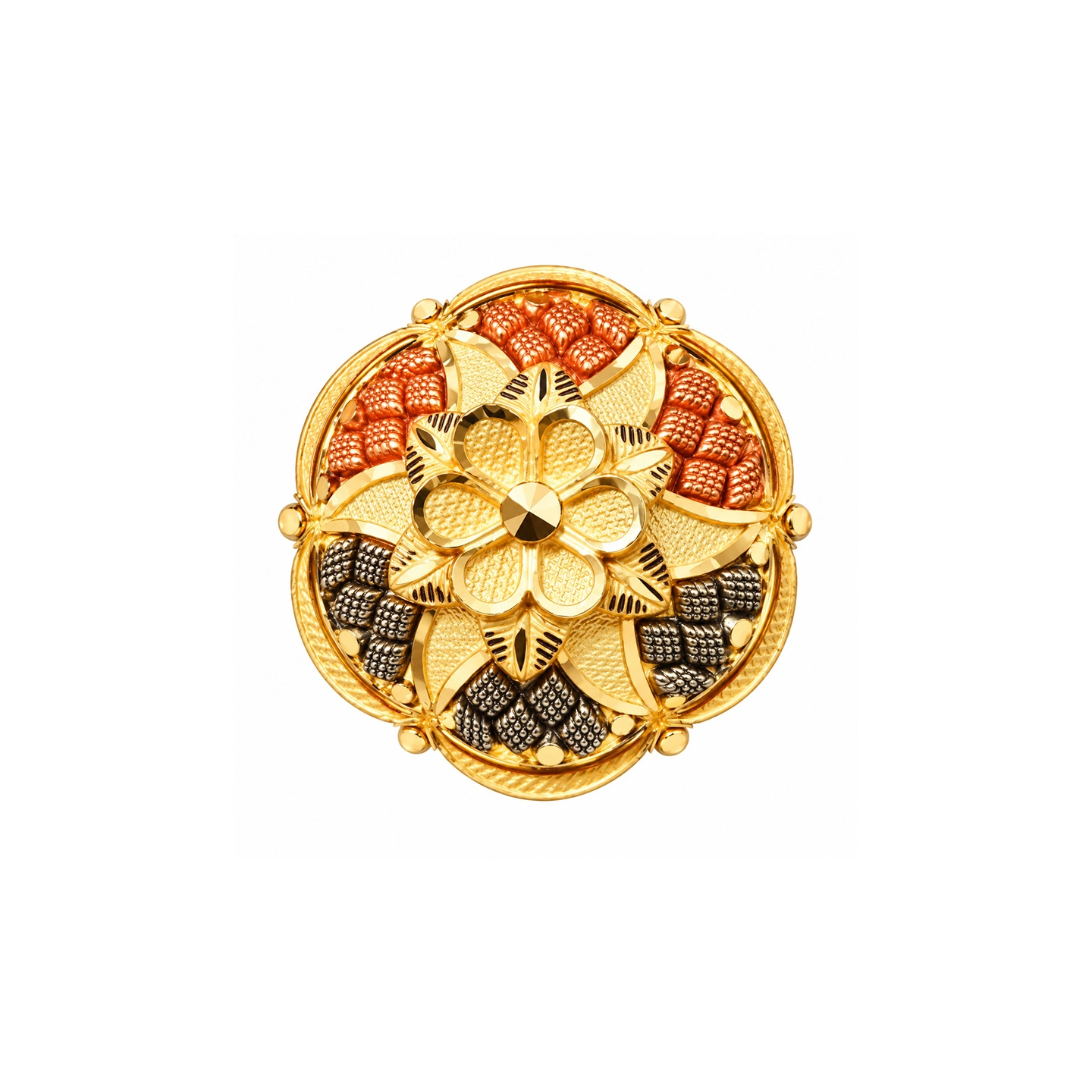 The GLR011810024 Gold Ladies Ring