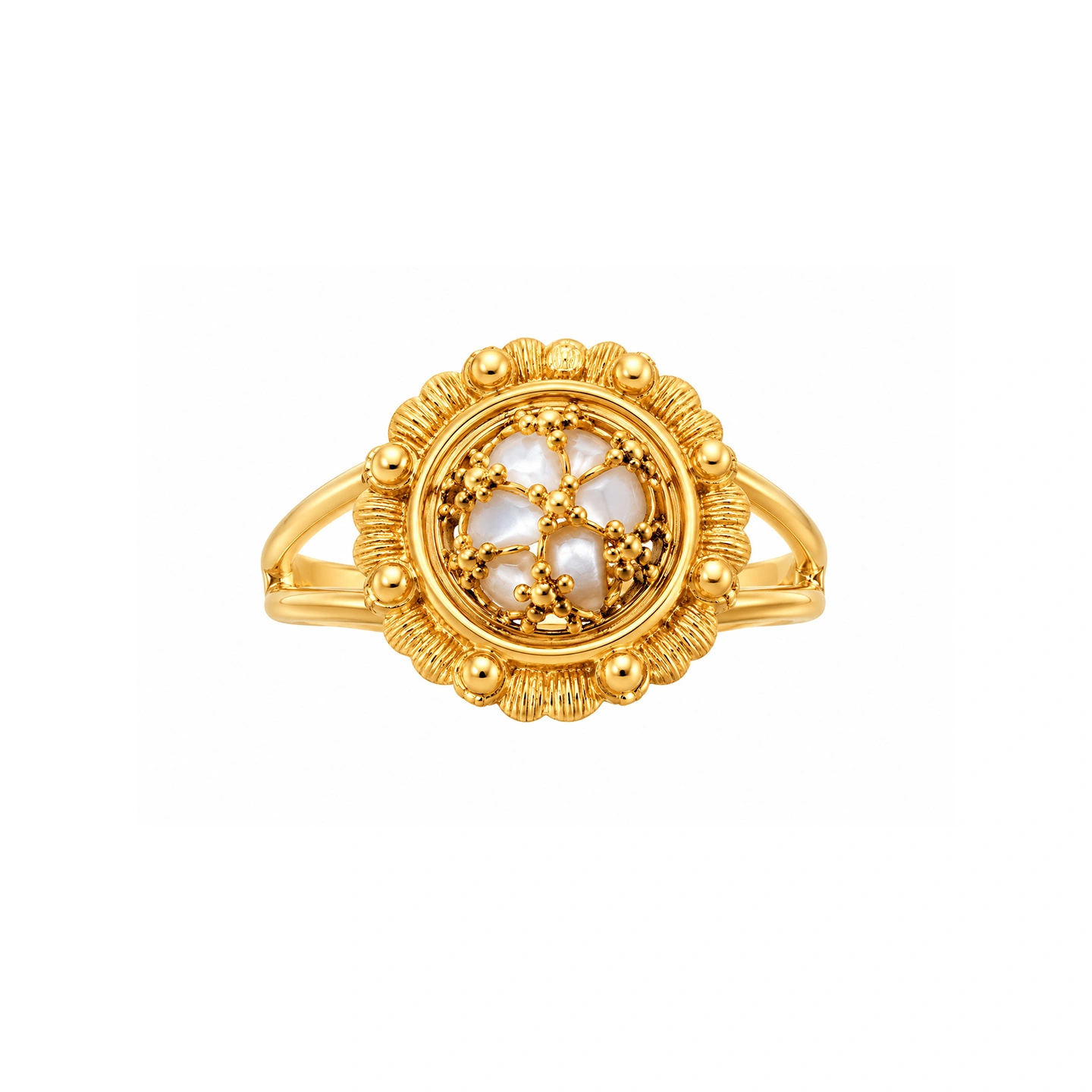 The GLR012910549 Gold Ladies Ring