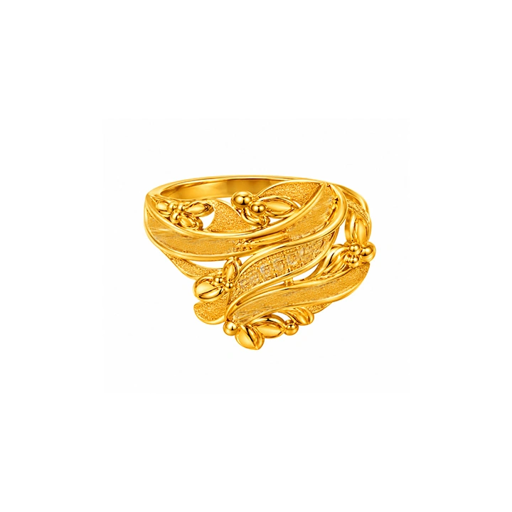 The GLR014710019 Gold Ladies Ring