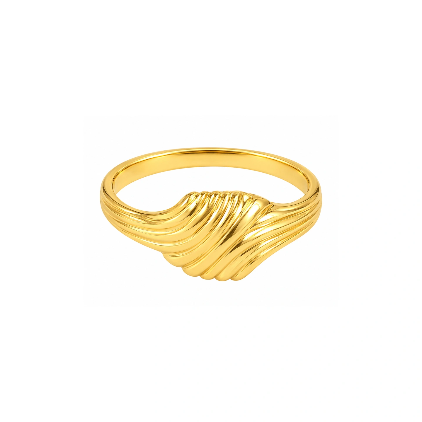 The GLR015210542 Gold Ladies Ring