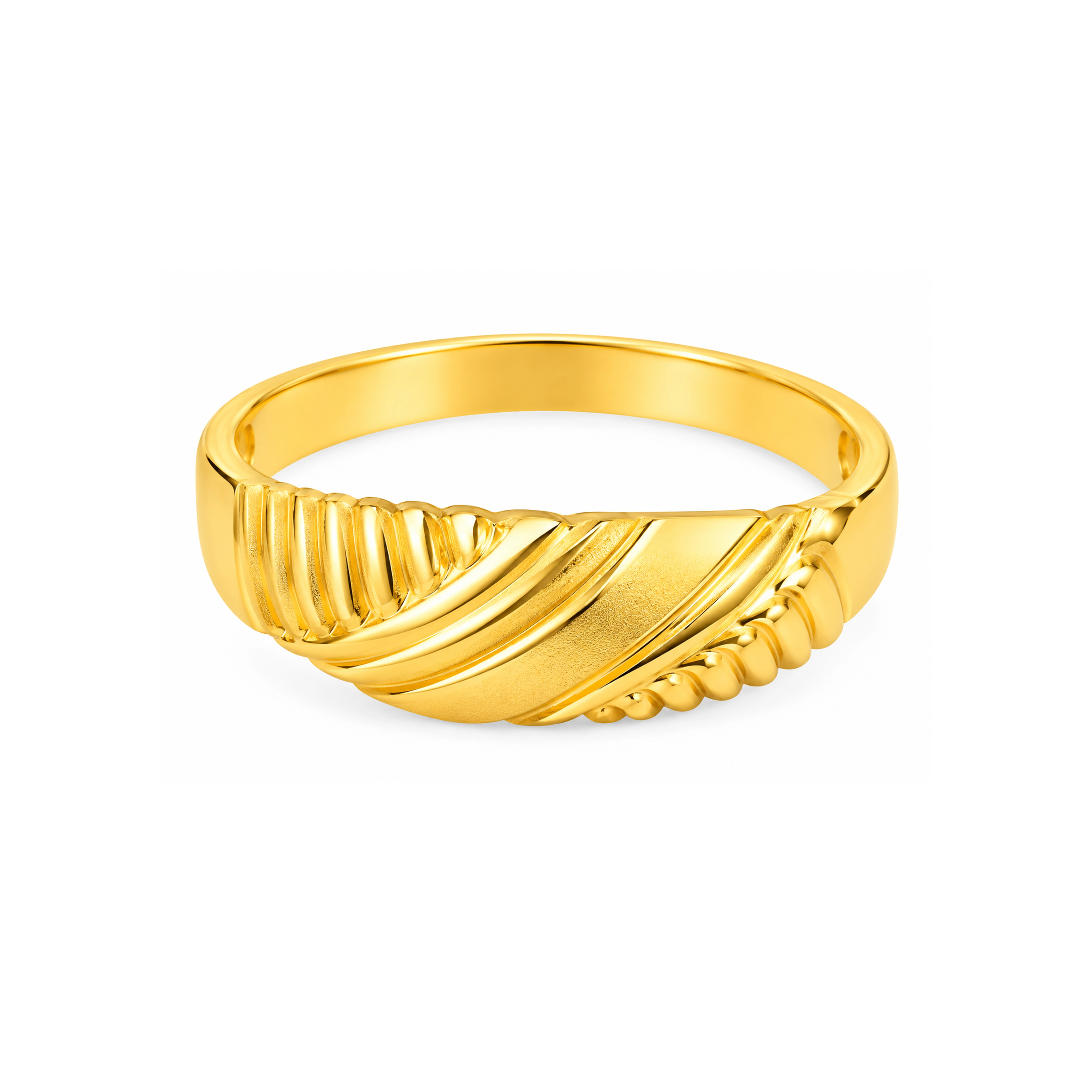 The GLR015210552 Gold Ladies Ring
