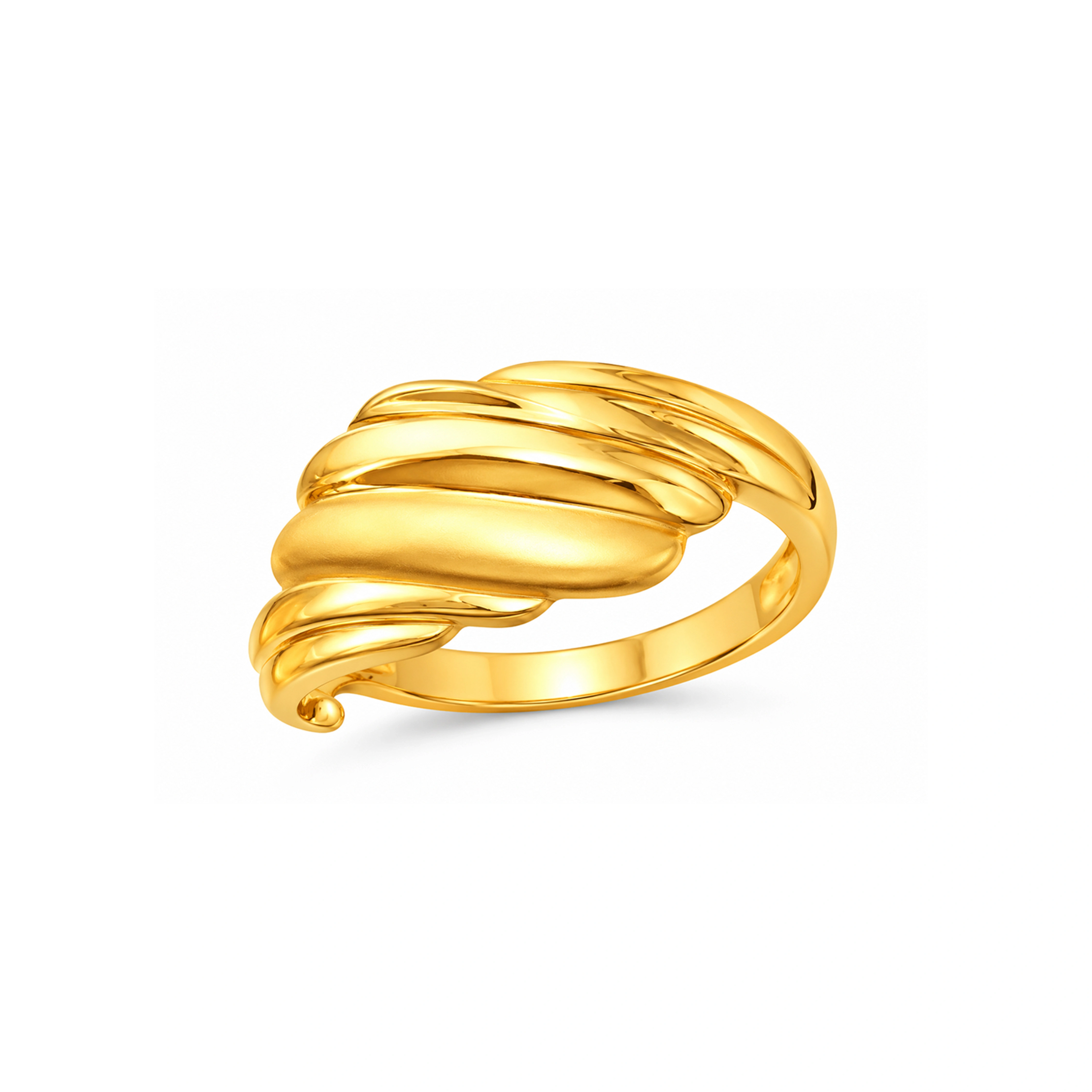 The GLR015210566 Gold Ladies Ring