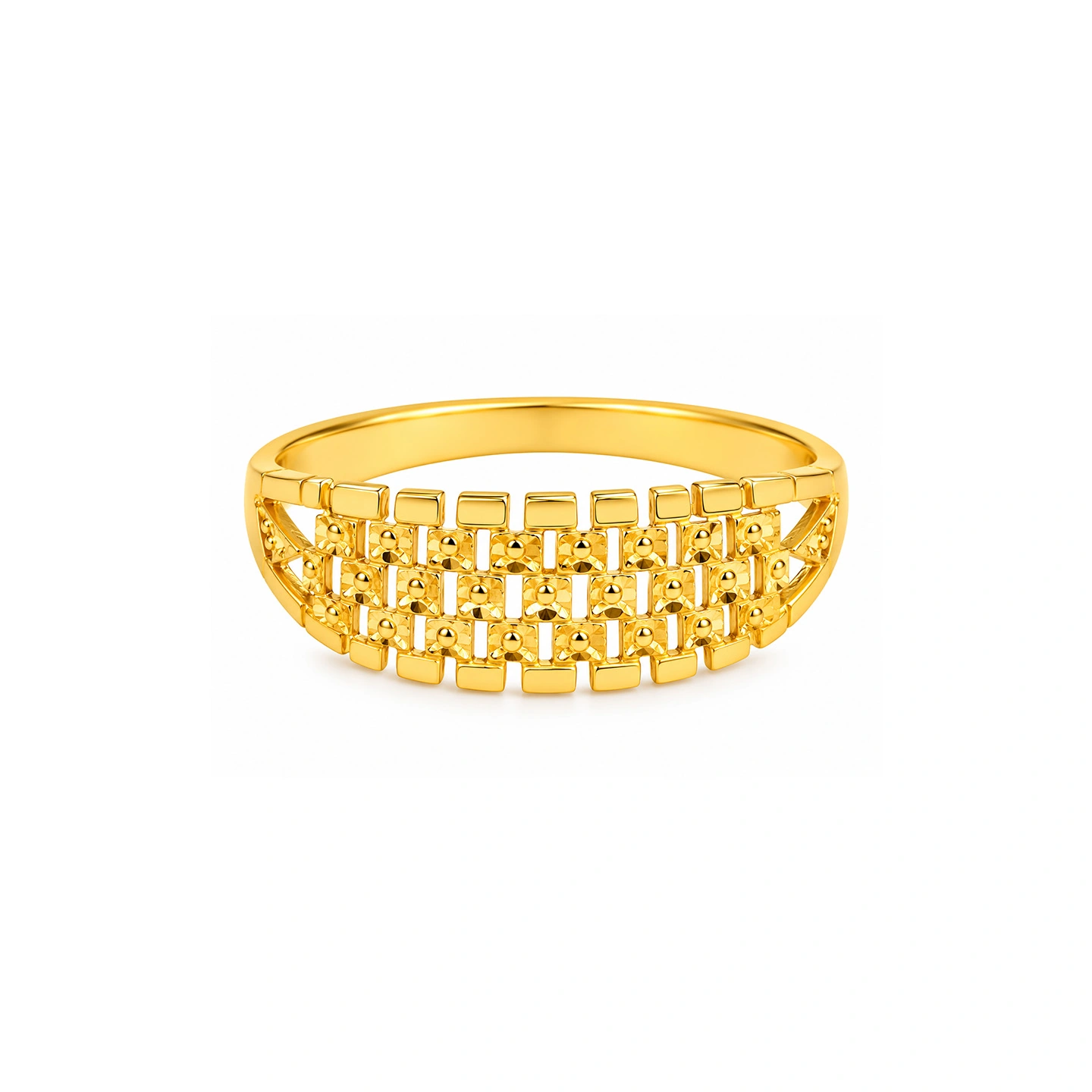 The GLR015210577 Gold Ladies Ring