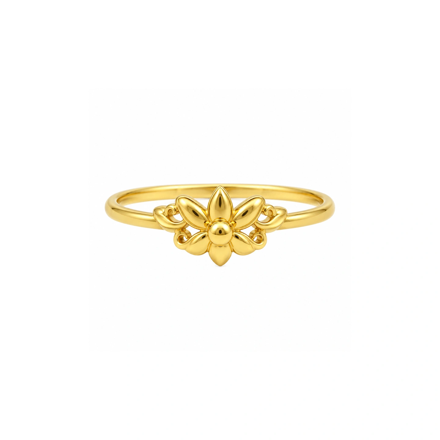 The GLR015210606 Gold Ladies Ring