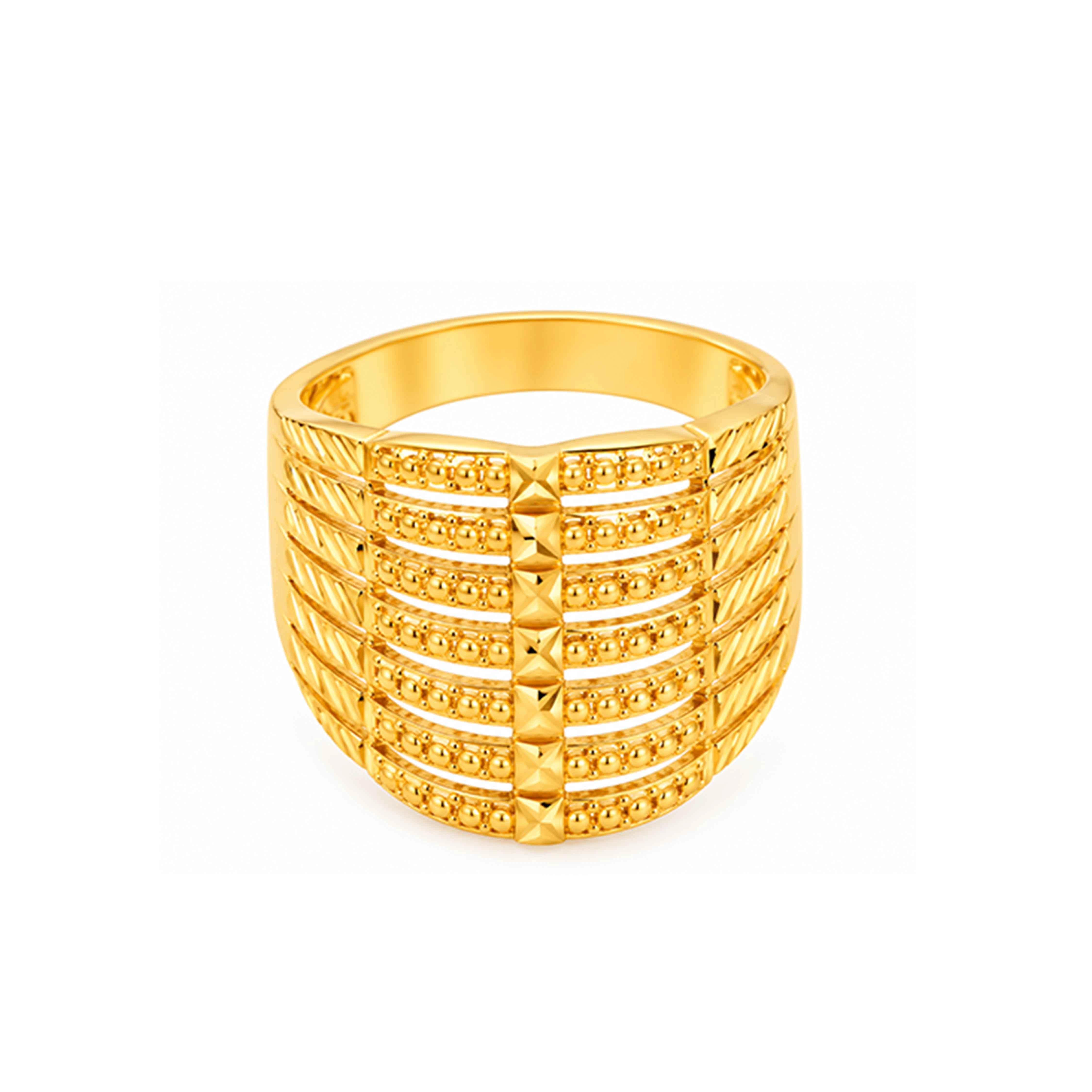 The GLR015210646 Gold Ladies Ring
