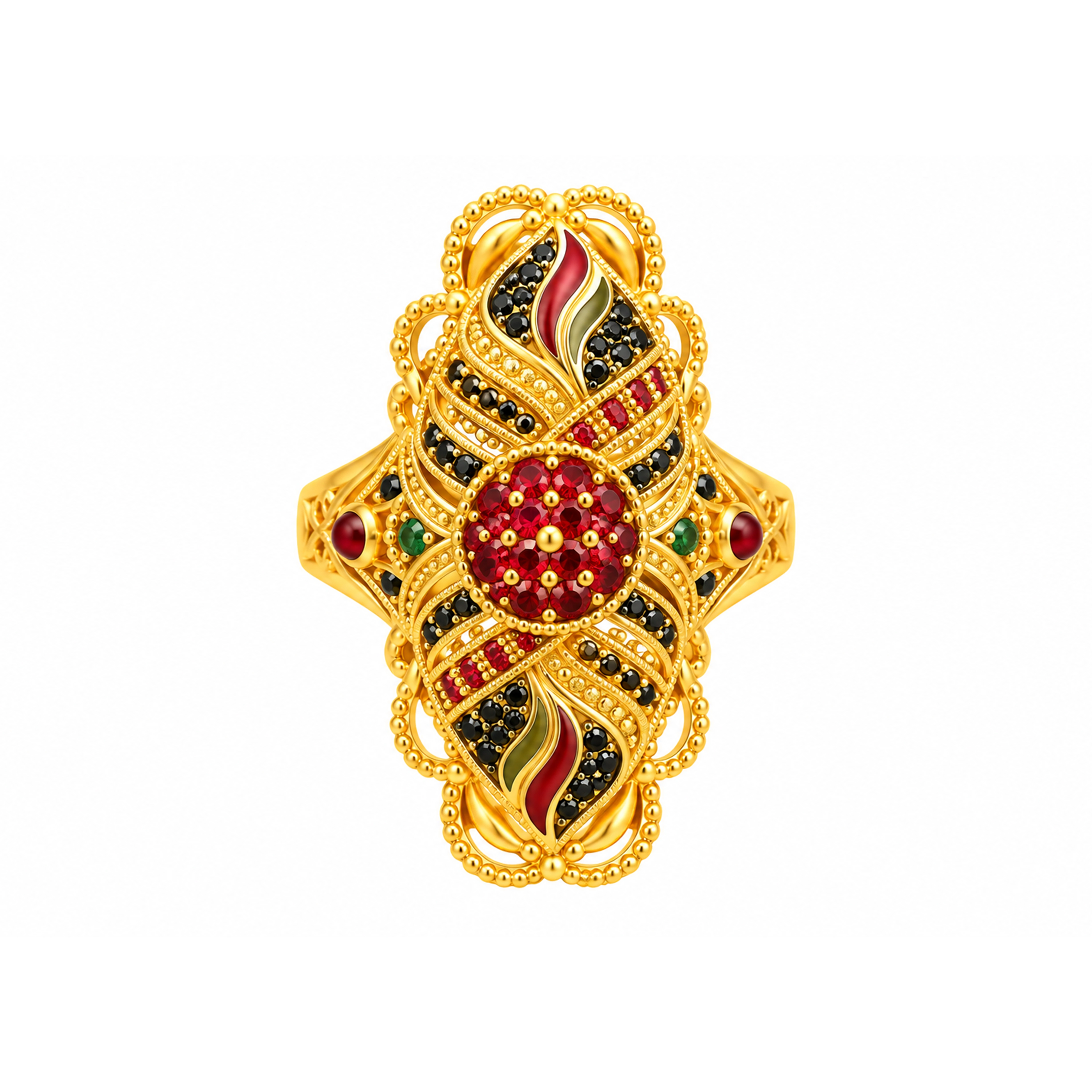 The GLR018910048 Gold Ladies Ring