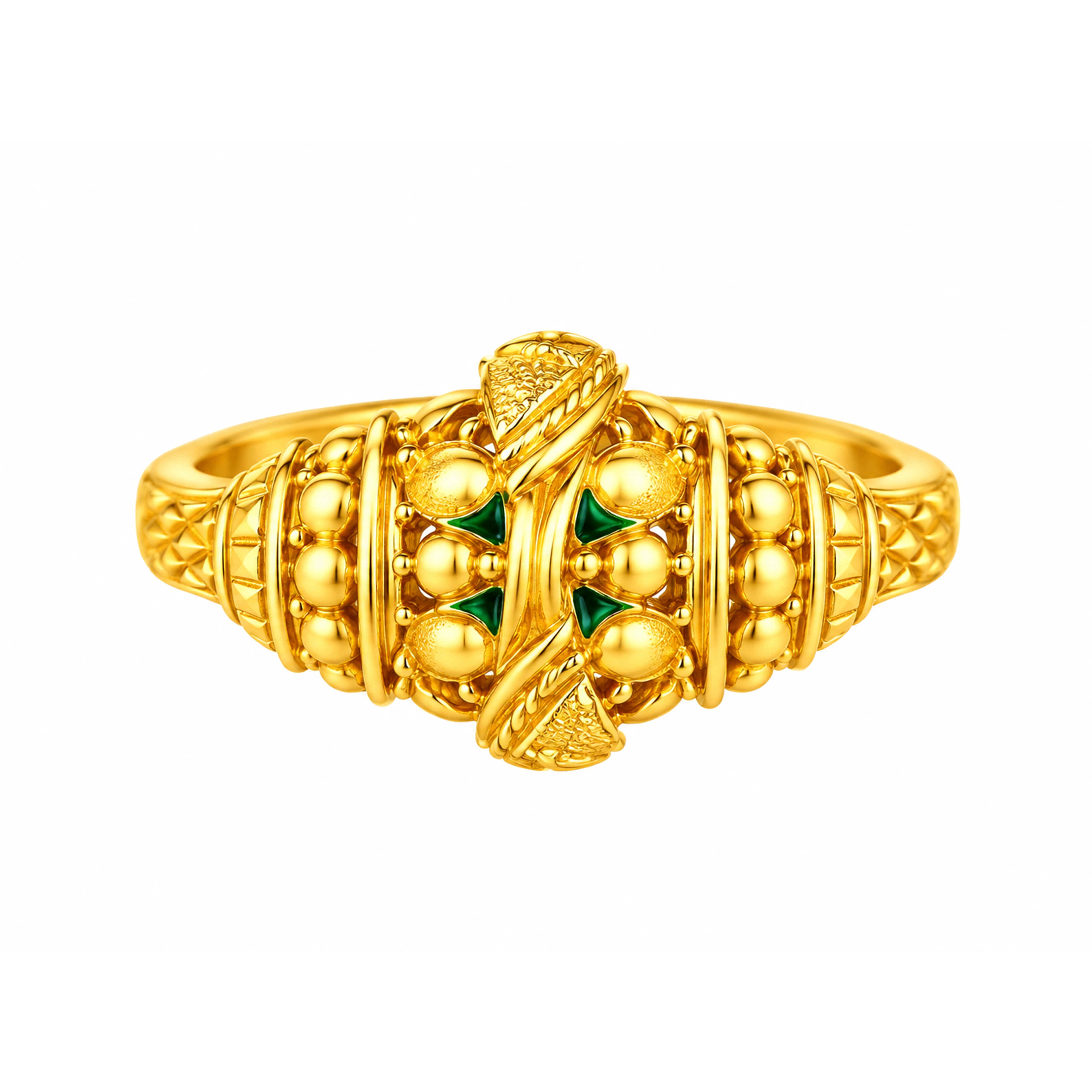 The GLR020212360 Gold Ladies Ring