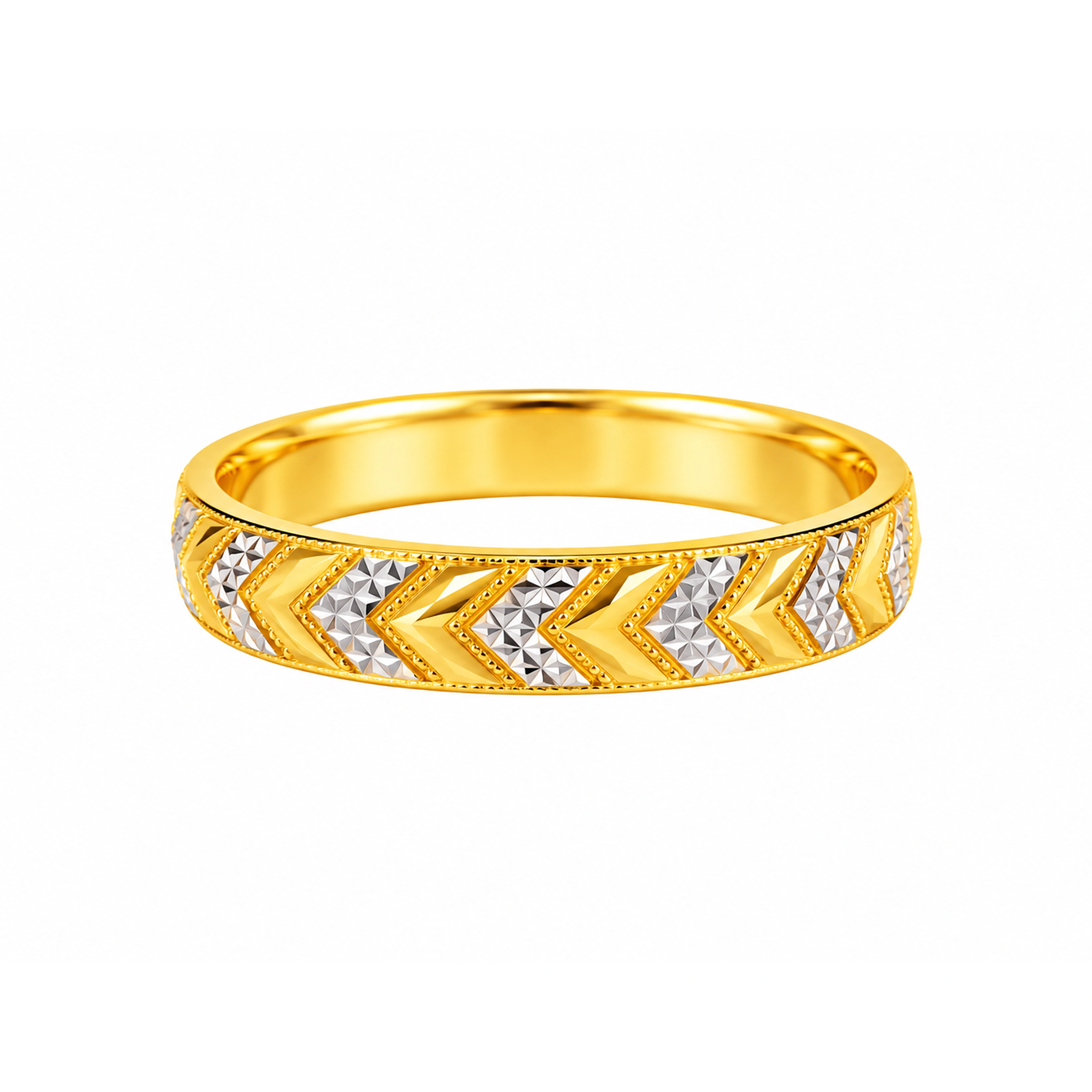 The GLR020218561 Gold Ladies Ring