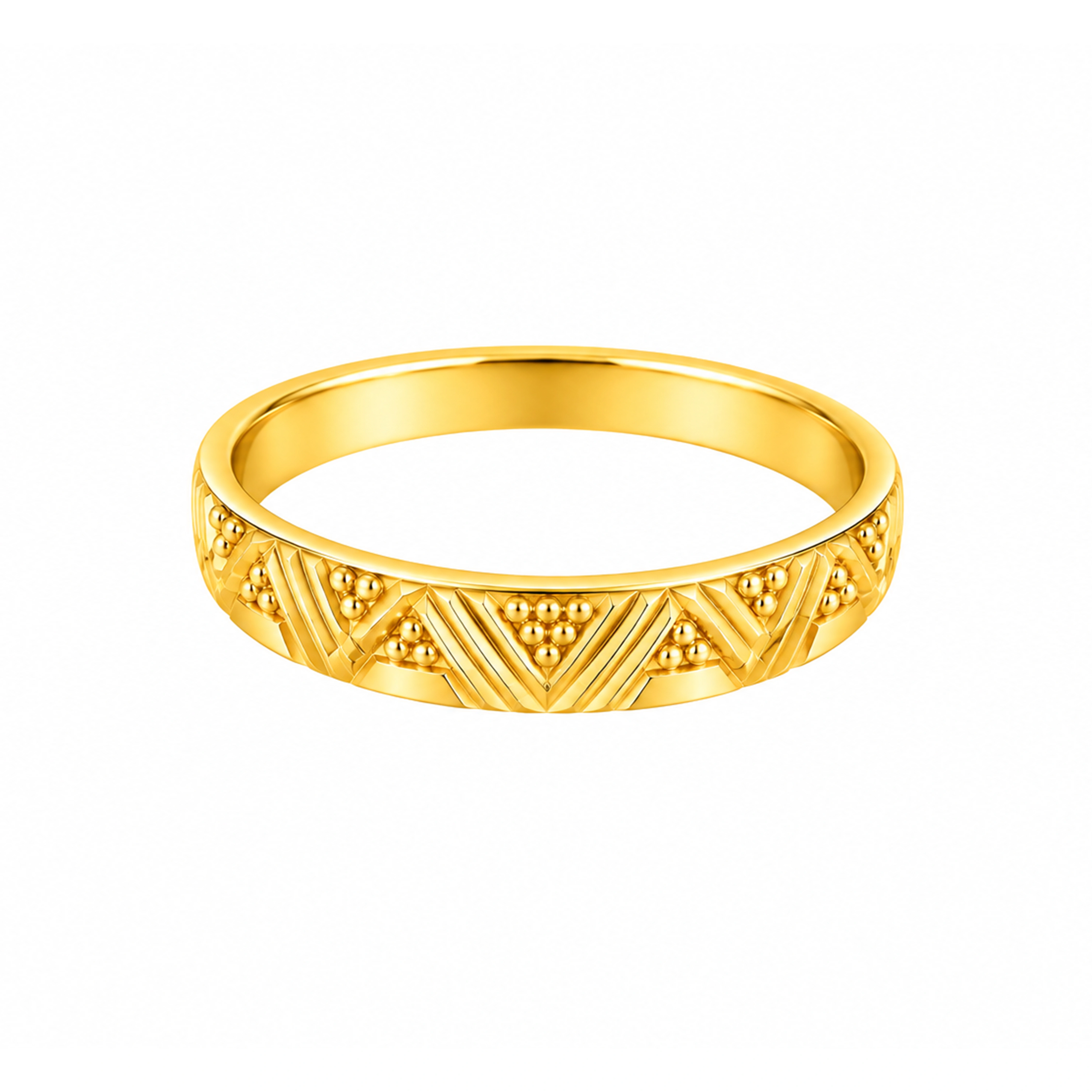 The GLR020219739 Gold Ladies Ring