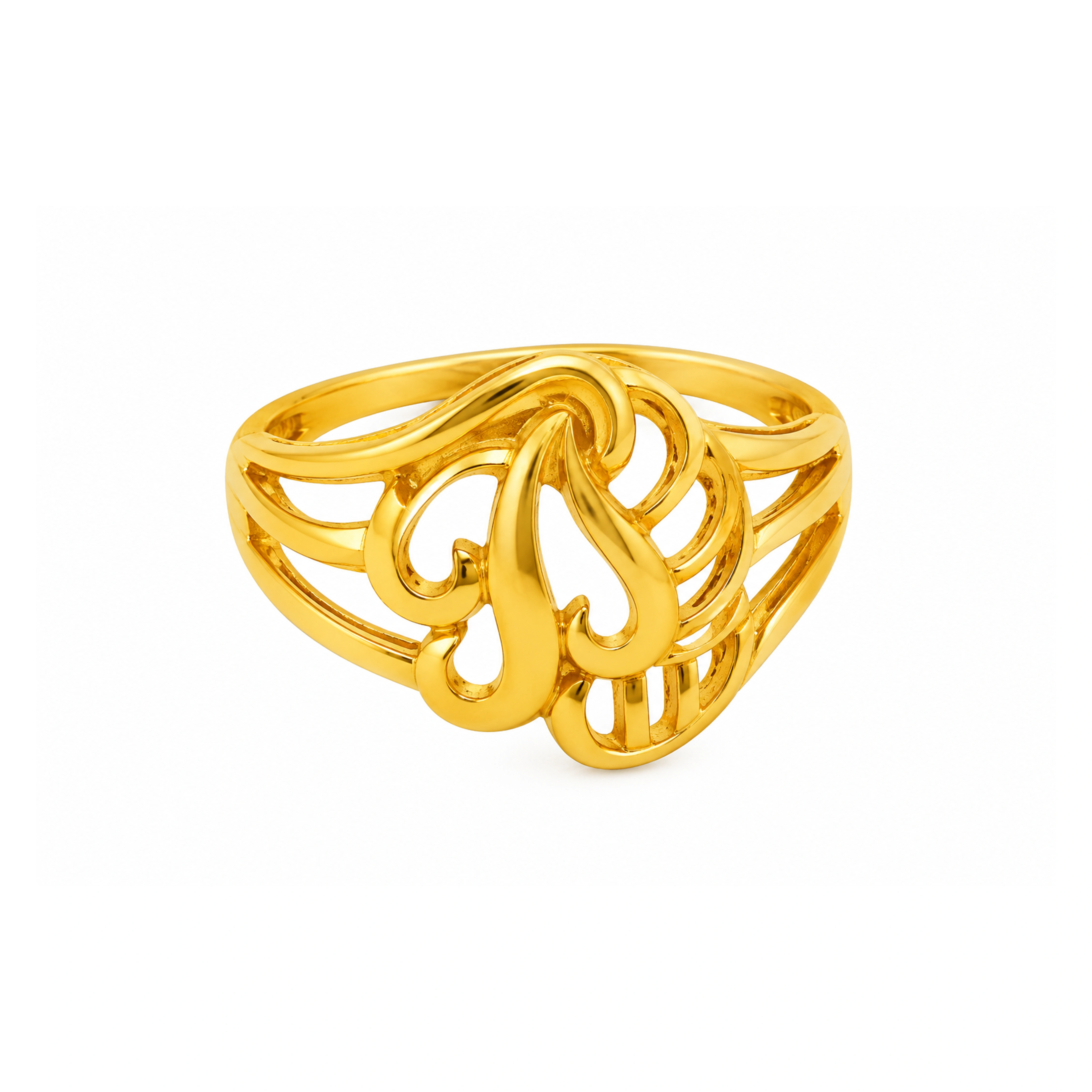 The GLR020219786 Gold Ladies Ring